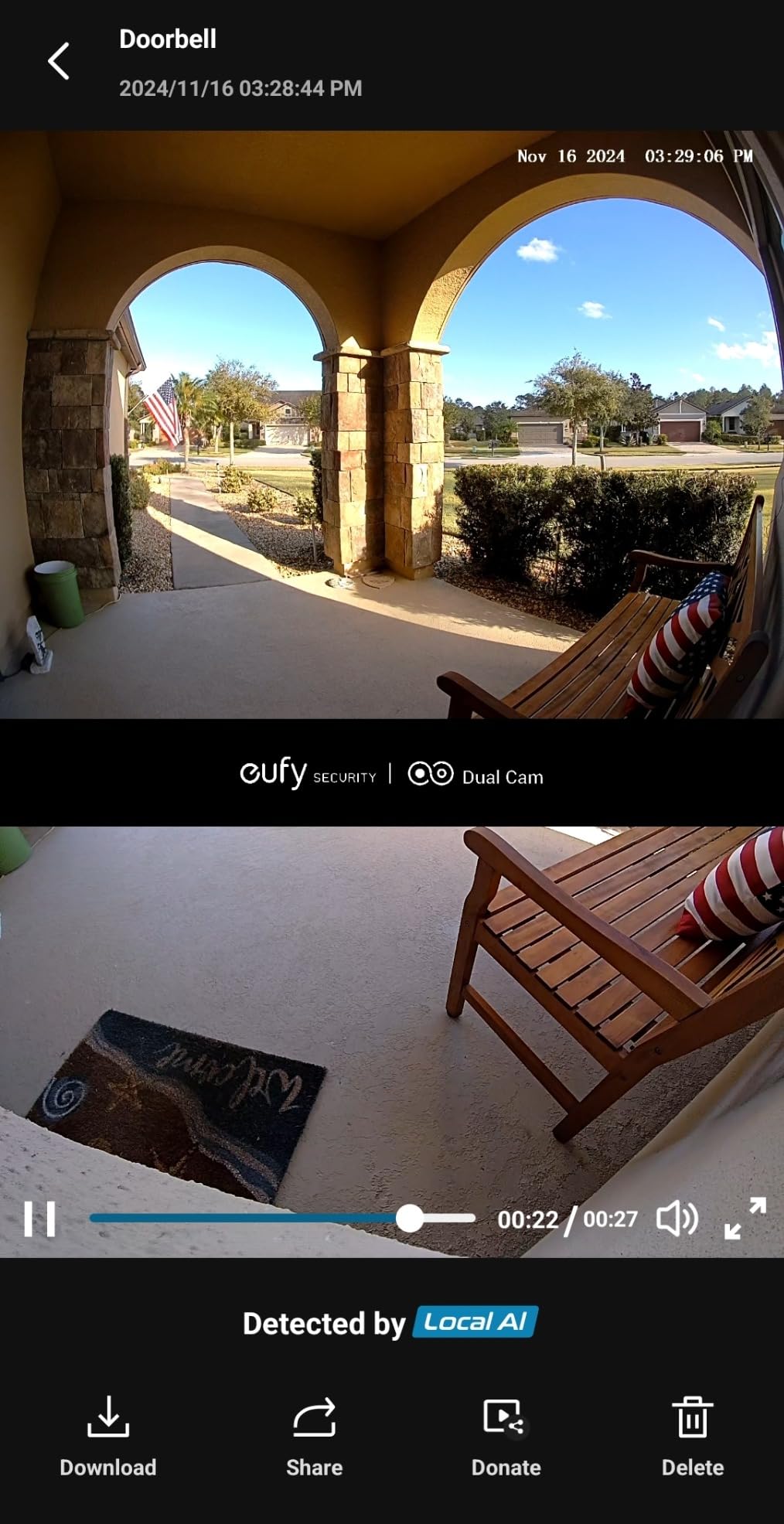 eufy Security Video Doorbell (Wired) S330 with Chime, Dual Cam, Delivery Guard, Security Camera, 2K with HDR, No Monthly Fee, 16-24V, 30VA, homebase NOT Supported, Motion Only Alert customer photo 2