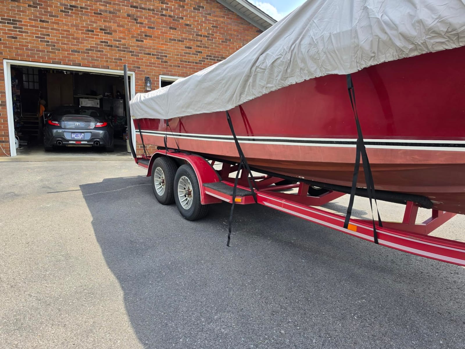Waterproof 20-22FT Boat Cover, 1200D Heavy Duty Trailerable Cover customer photo 1