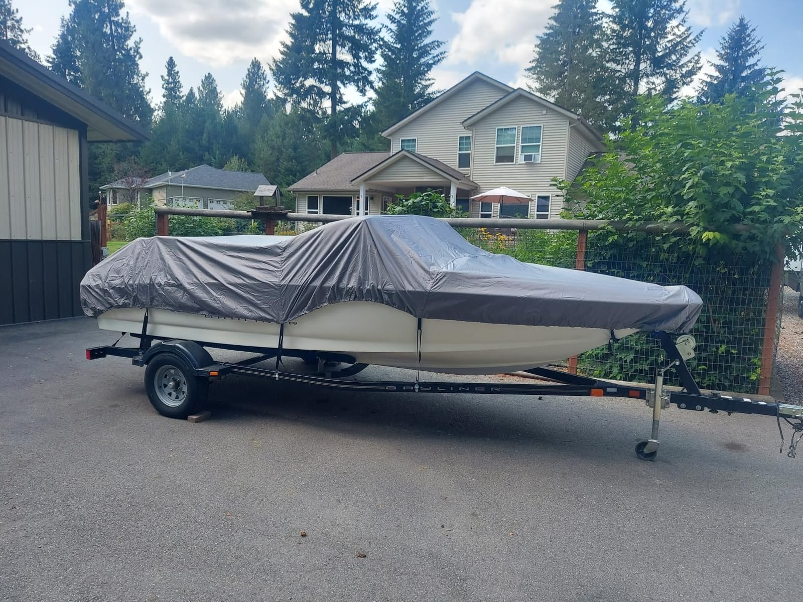 Waterproof 20-22FT Boat Cover, 1200D Heavy Duty Trailerable Cover customer photo 2