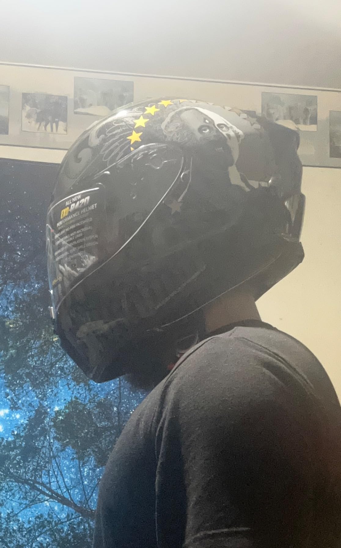 ScorpionEXO R420 Full Face Polycarbonate Street Motorcycle Helmet Comm Ready Speaker Pockets DOT Snell Approved Adult customer photo 1