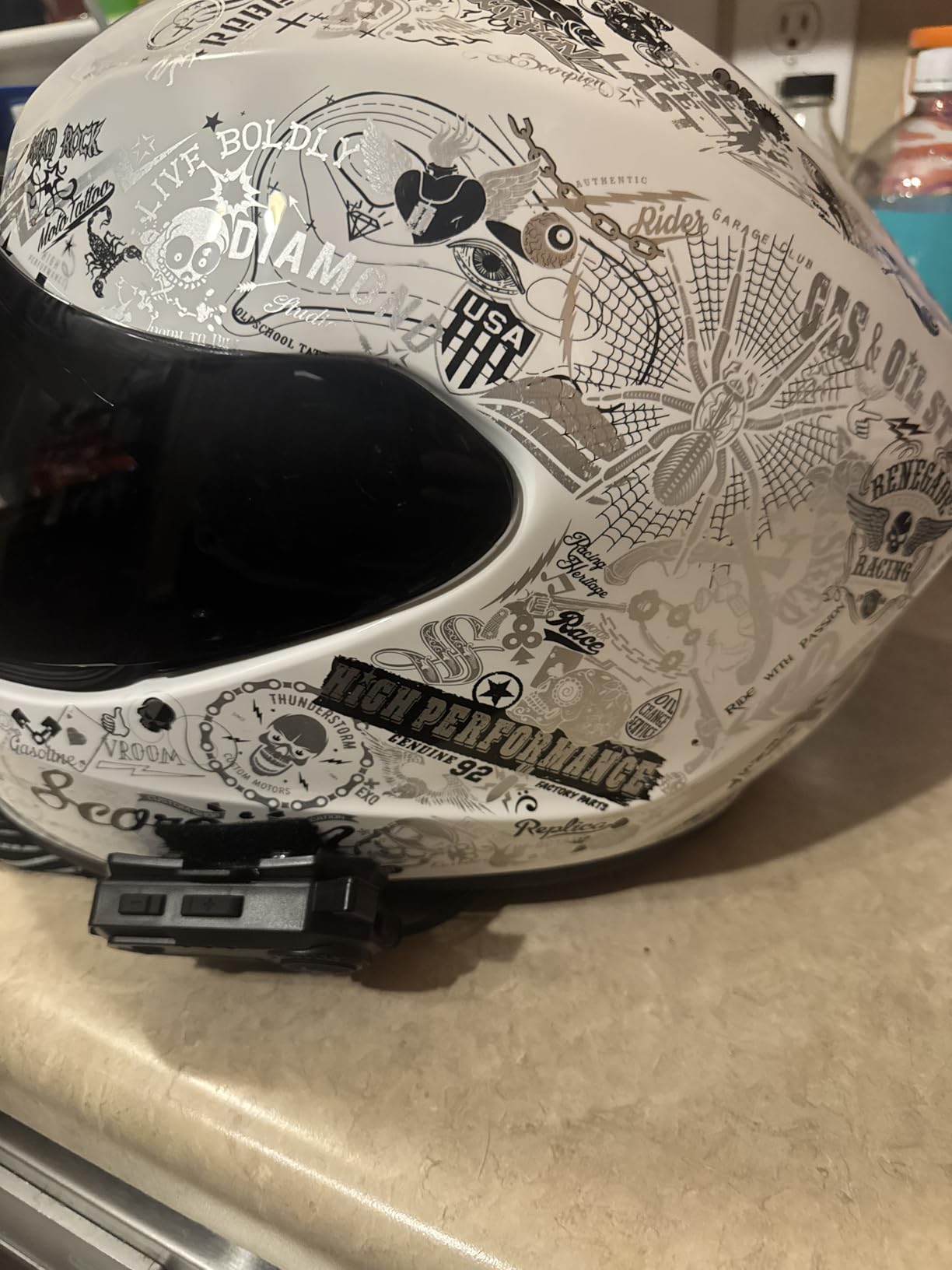 ScorpionEXO R420 Full Face Polycarbonate Street Motorcycle Helmet Comm Ready Speaker Pockets DOT Snell Approved Adult customer photo 2