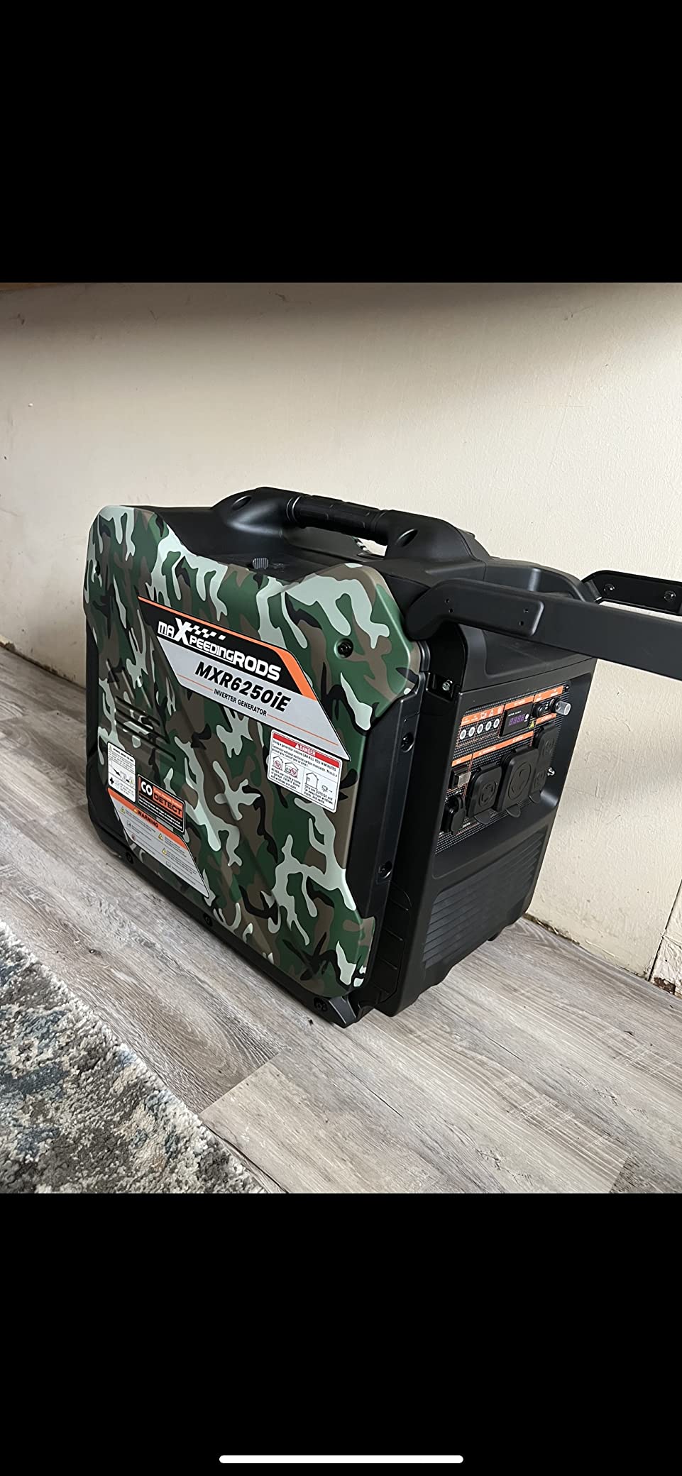 maXpeedingrods 3500W Dual Fuel Inverter Generator,E-Start,CO,EPA Compliant customer photo 2