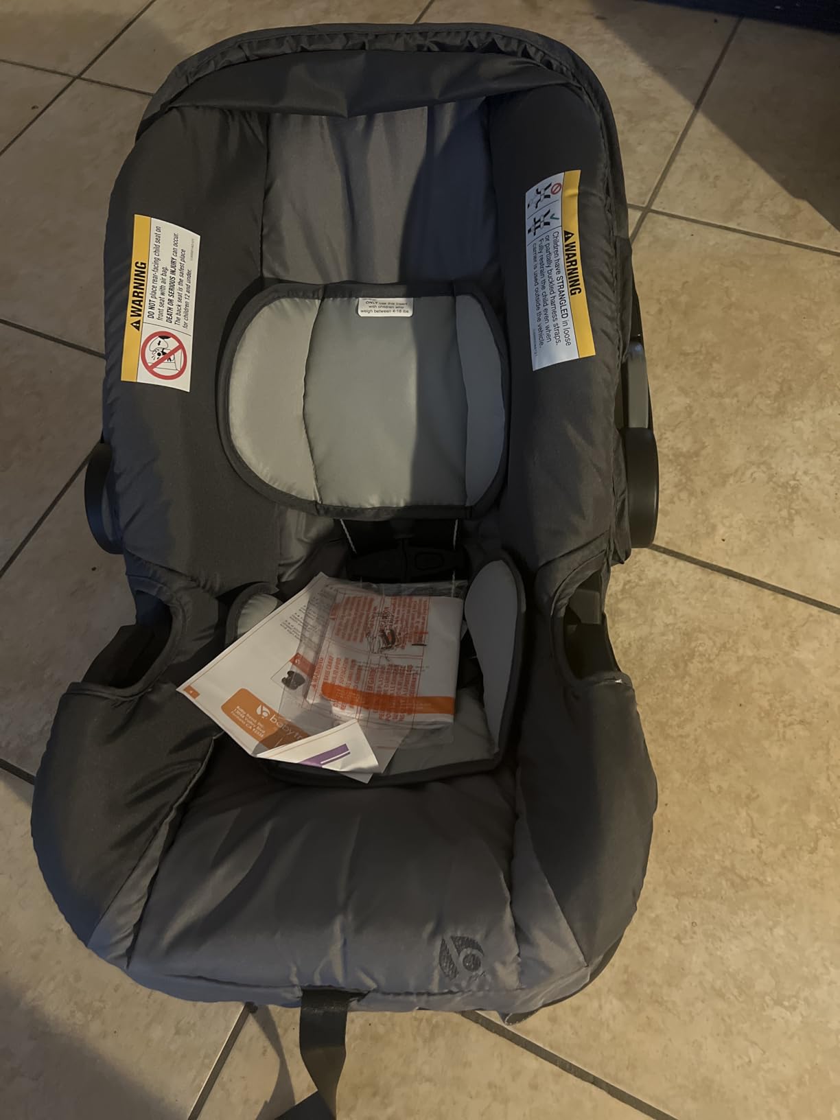 Baby Trend EZ-Lift™ Plus Infant Car Seat, Ultra Grey – Newborn Comfort Padding, Lightweight Carry Build, Adjustable Harness System customer photo 1