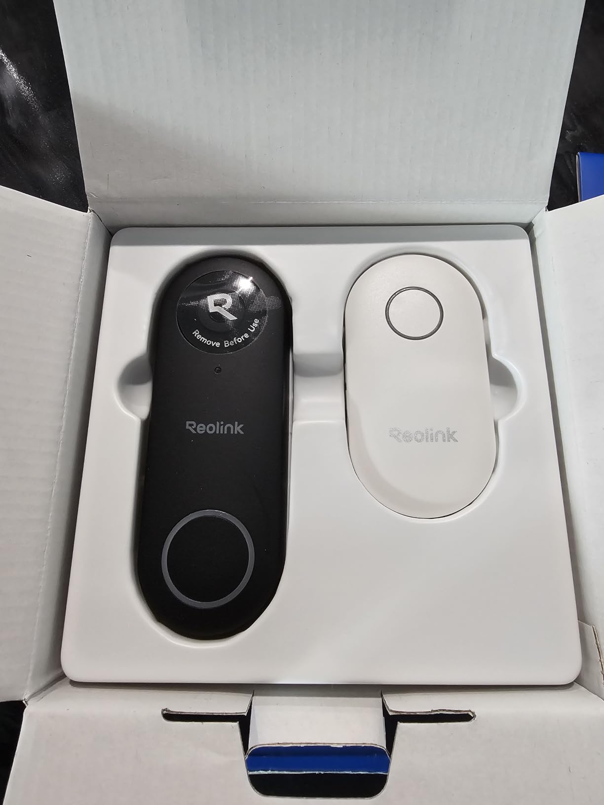 REOLINK Video Doorbell WiFi 2K Wired Camera, 4:3 Wide View Outdoor Camera customer photo 2