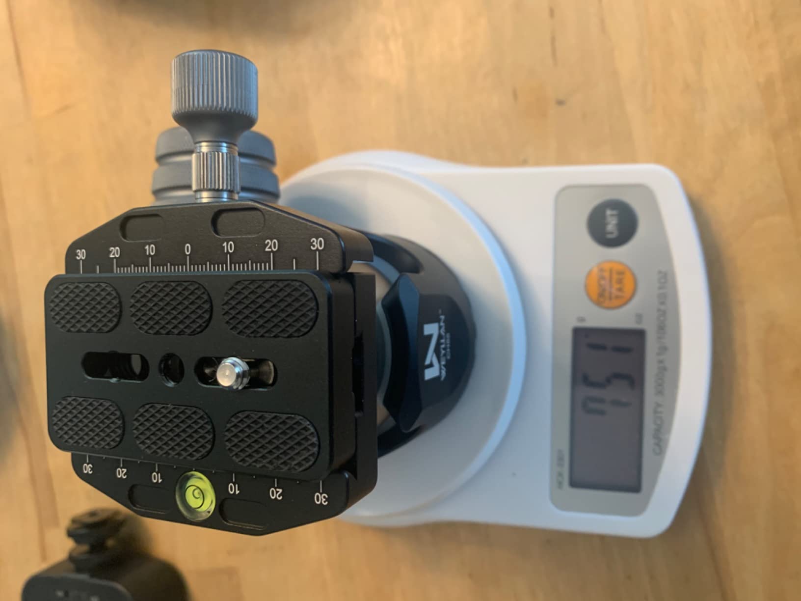 Low Profile Ball Head 55mm Tripod Ball Head Panoramic Tripod Head, CNC All Metal Tripod Camera Head for Tripods, WEYLLAN CH55 with Mlok Rail Arca Swiss Quick Release Plate, Max Load 88lbs/40kg customer photo 2
