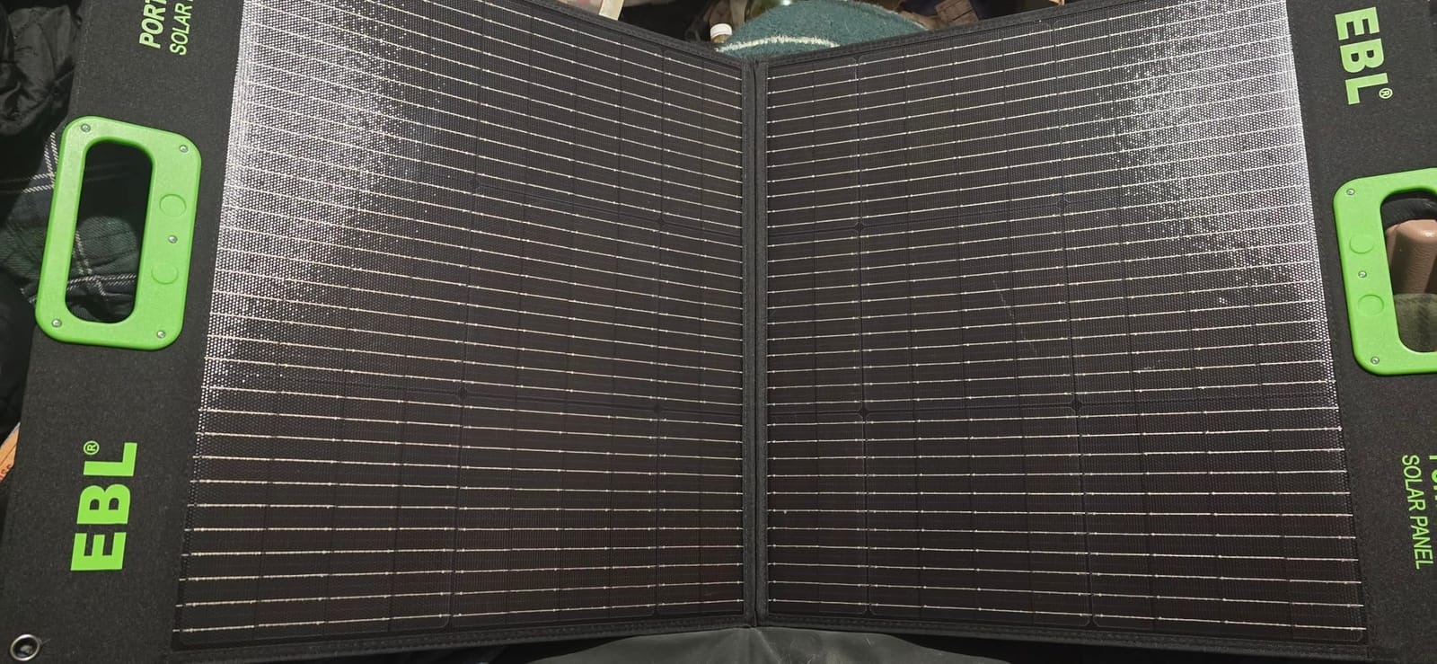 EBL 200W Portable Solar Panel for Power Station, Foldable IP65 Waterproof customer photo 2