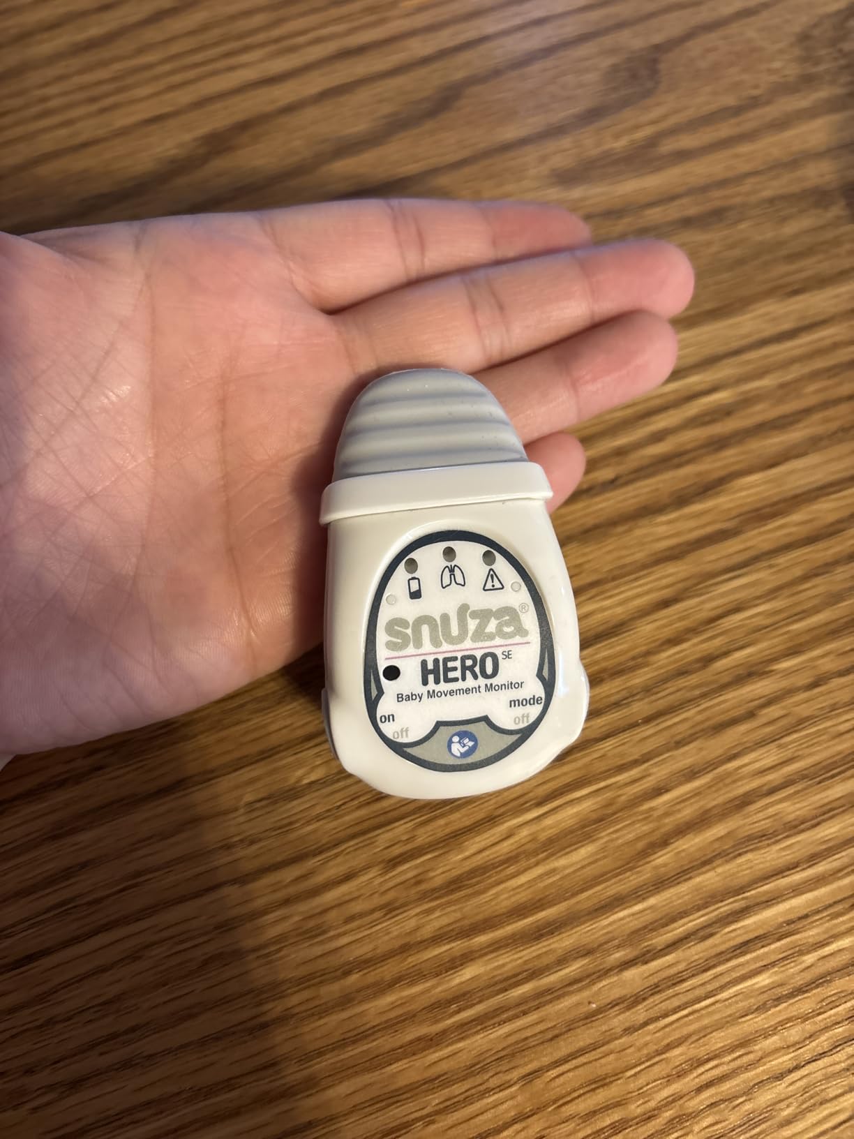Snuza Hero Baby Movement Monitor with Patented Sensor Technology for Reliable Movement Monitoring and Alerts. No WiFi, Cords, or Sensor Pads, Portable and Easy to Set Up and Use. customer photo 2
