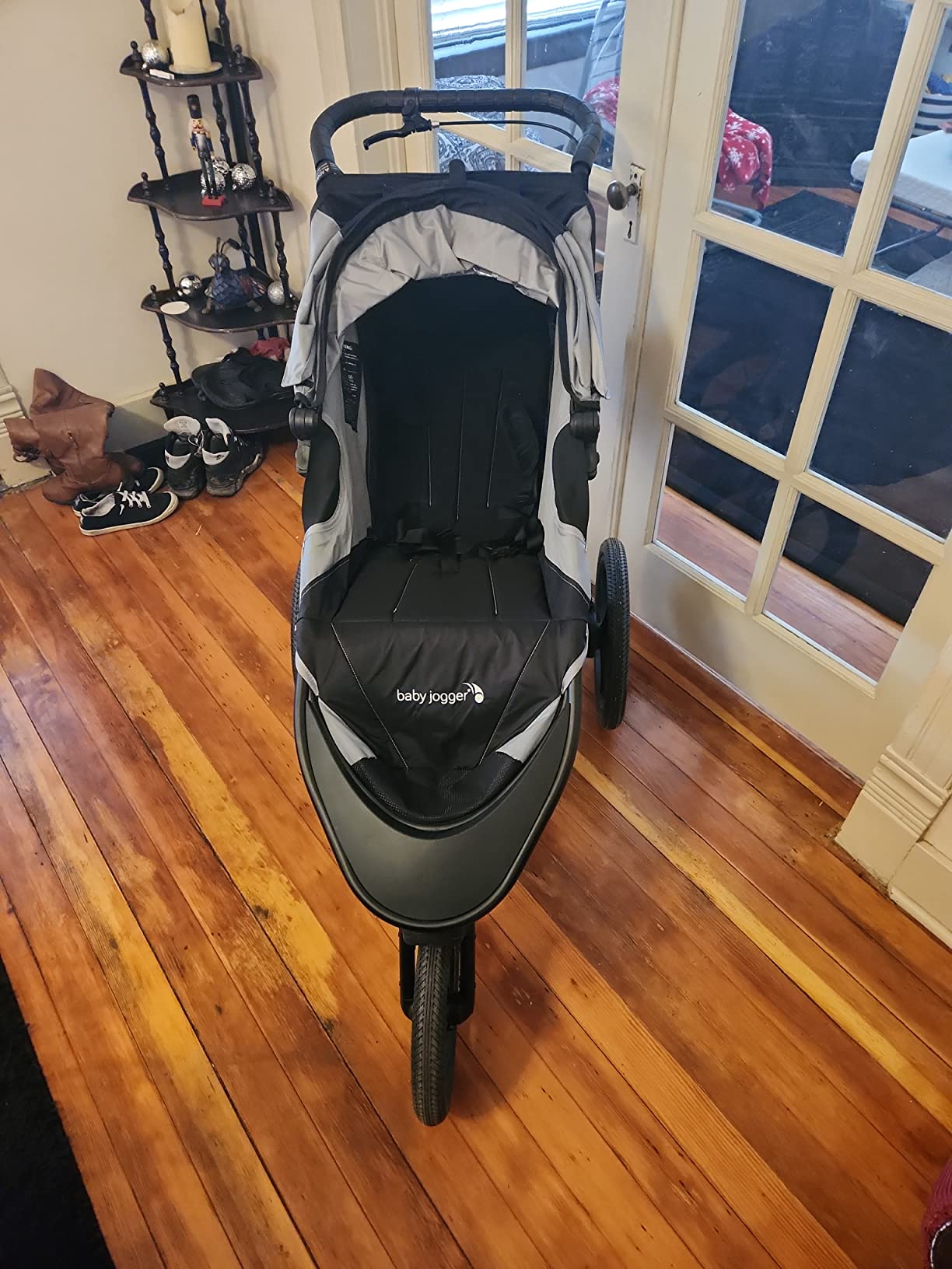 Baby Jogger® Summit X3 3-Wheel Jogging Stroller with Hand Brake, Baby Stroller with One-Hand Compact Fold, All-Wheel Suspension for Running, Jogging, and Everyday Outings, Midnight Black customer photo 2