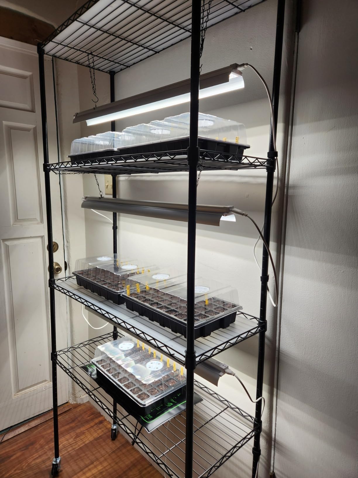 Barrina CX3 Plant Stand with Grow Light, 4-Tier, 108W, 35.4x13.8x70.9IN customer photo 2