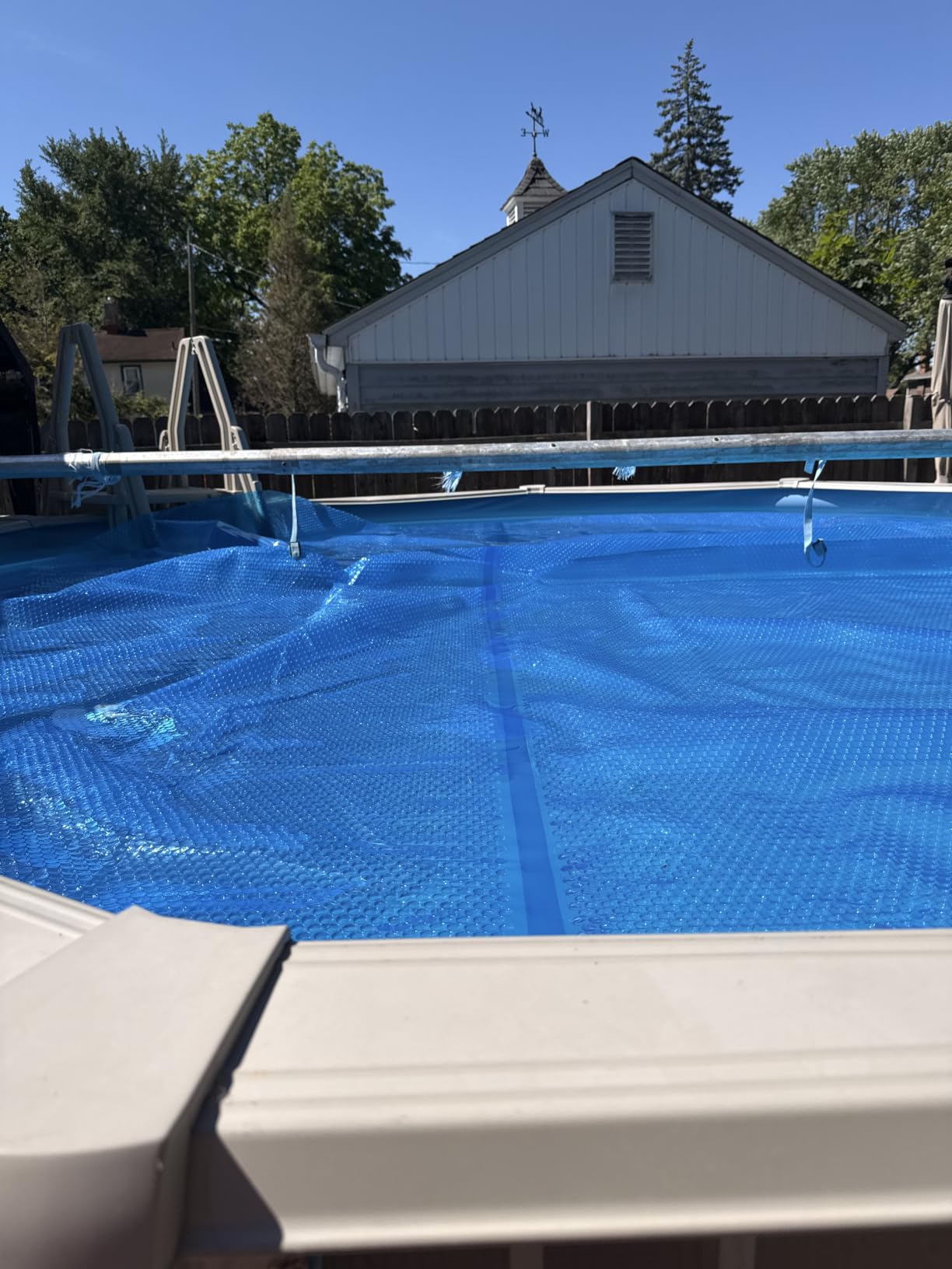 In The Swim 16' Standard Blue Round Solar Pool Cover 8 Mil customer photo 2