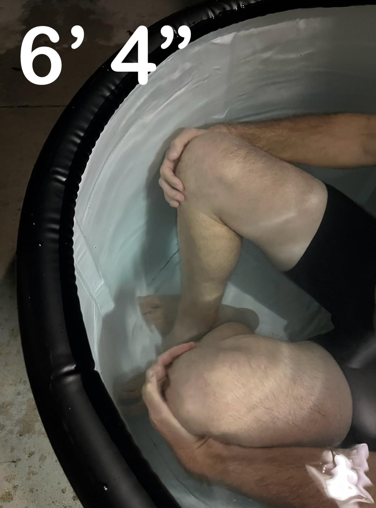 BINYUAN XL Ice Bath Tub for Athletes With Cover 99 Gal Cold Plunge Tub customer photo 2
