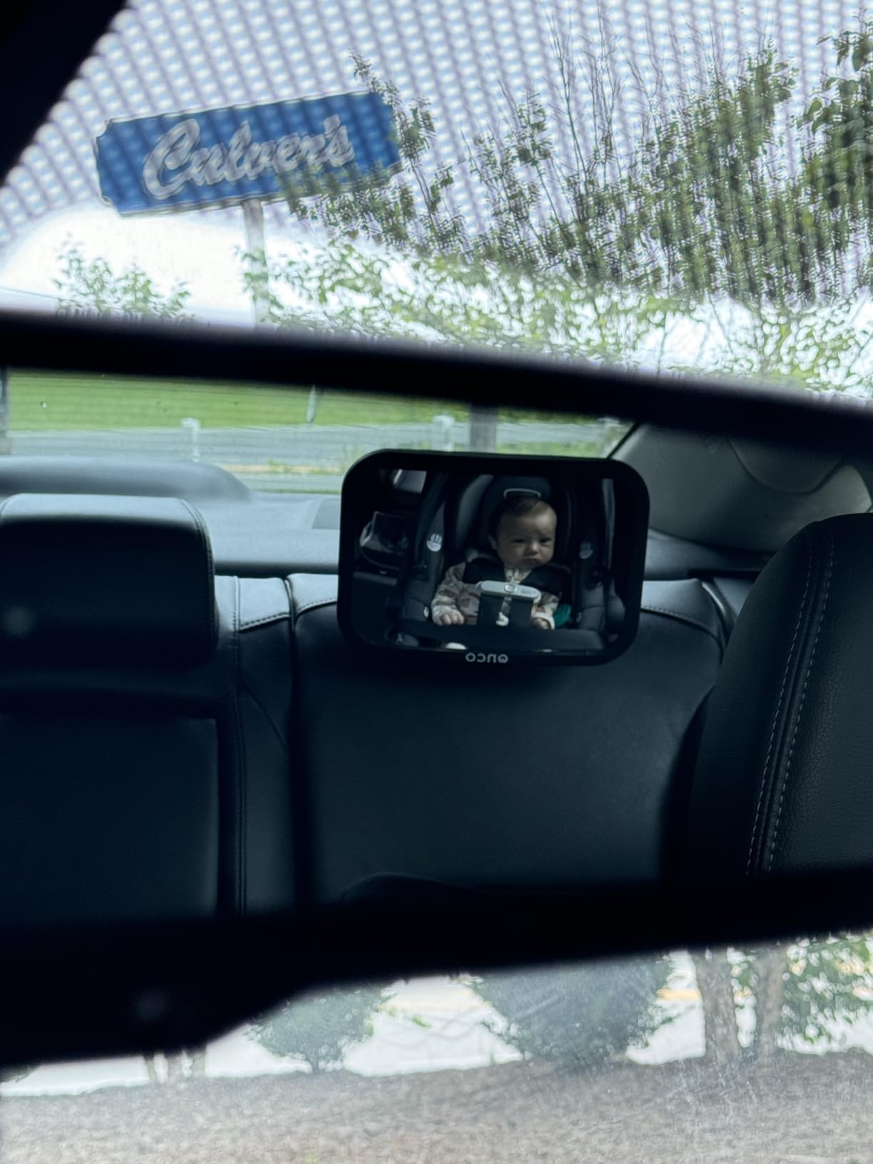 Onco Baby Car Mirror for Rear Facing Seats (2 Pack) customer photo 2