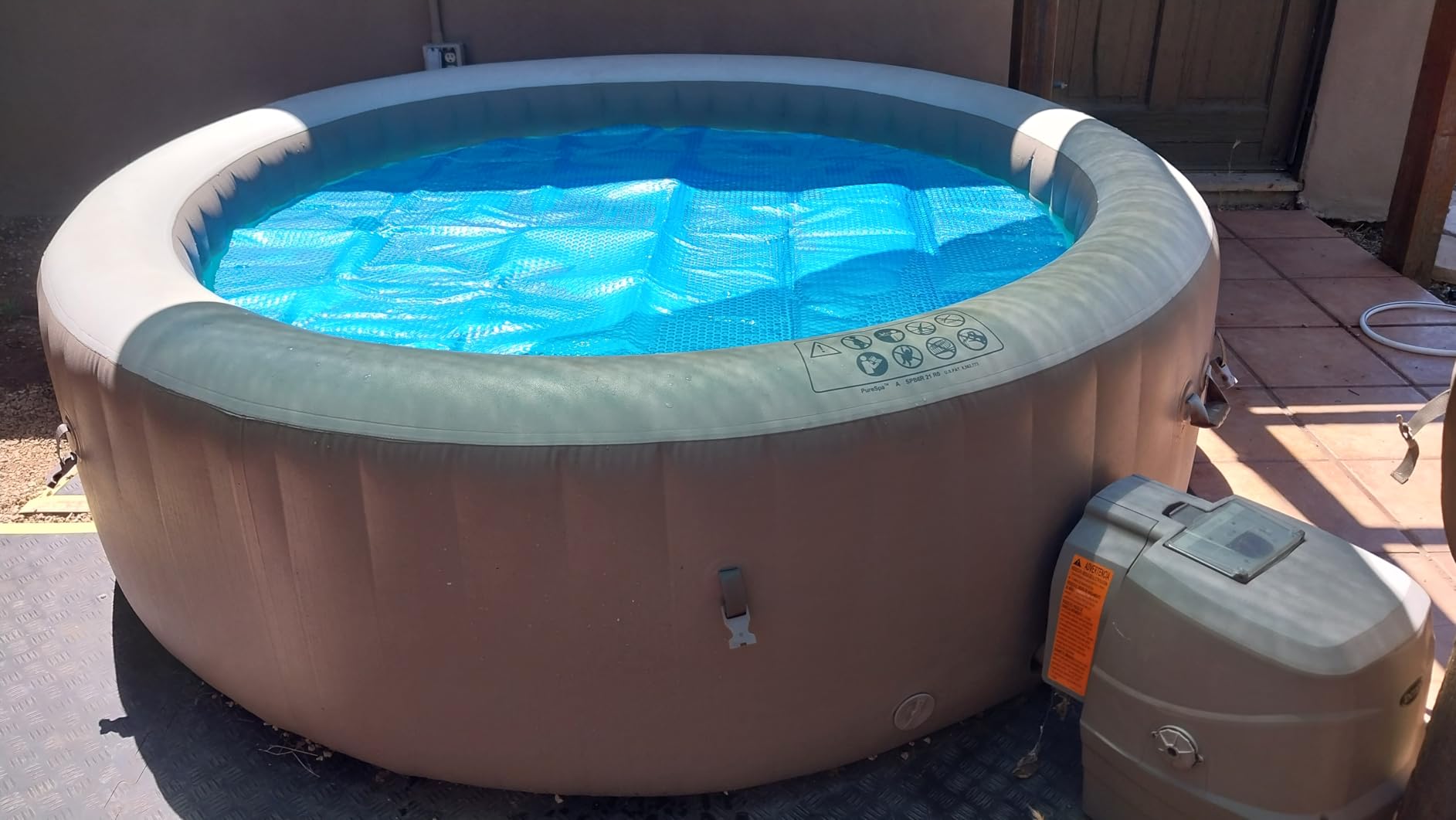 Hot Tub Spa Solar Bubble Cover Blanket (6 Ft Round) customer photo 1