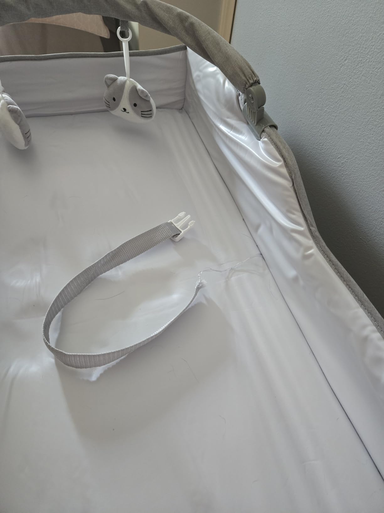 Baby Changing Table with Storage, Adjustable Height Nursery Table customer photo 1