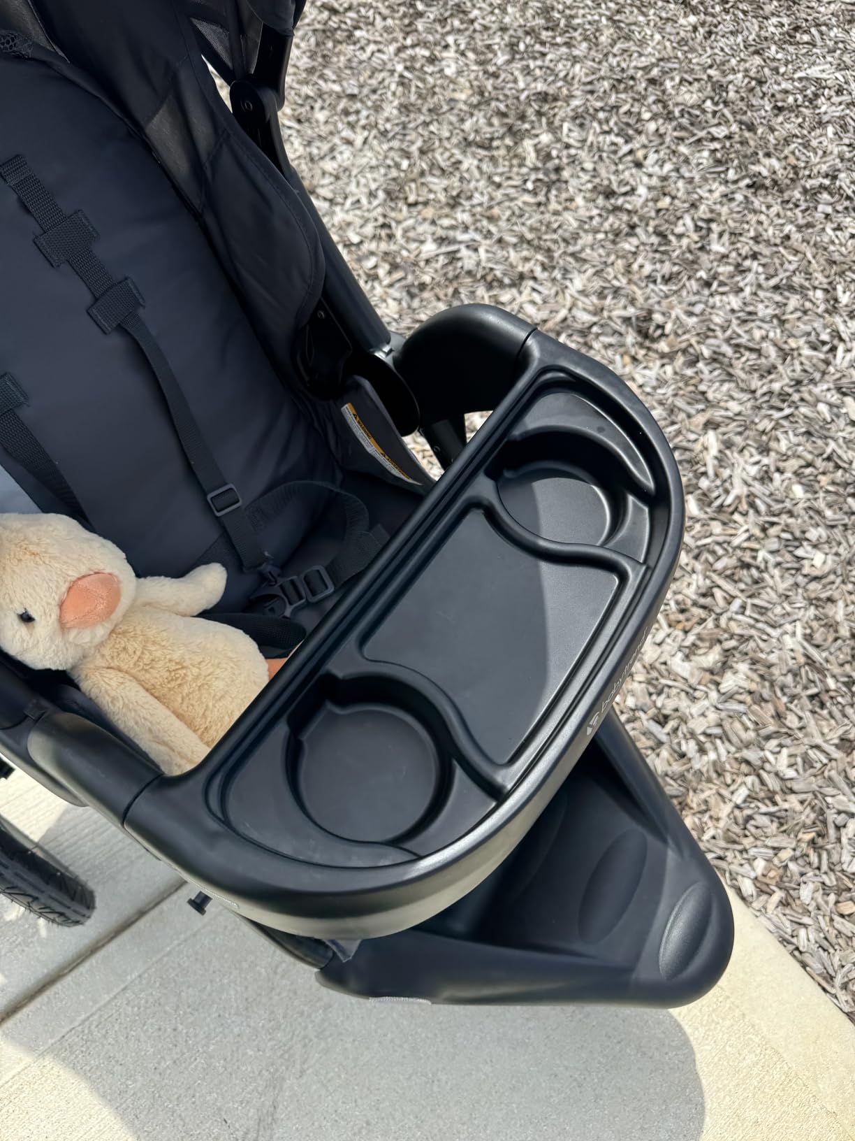 Baby Trend Expedition® Zero Flat Jogger with LED Lights, Dash Grey customer photo 2