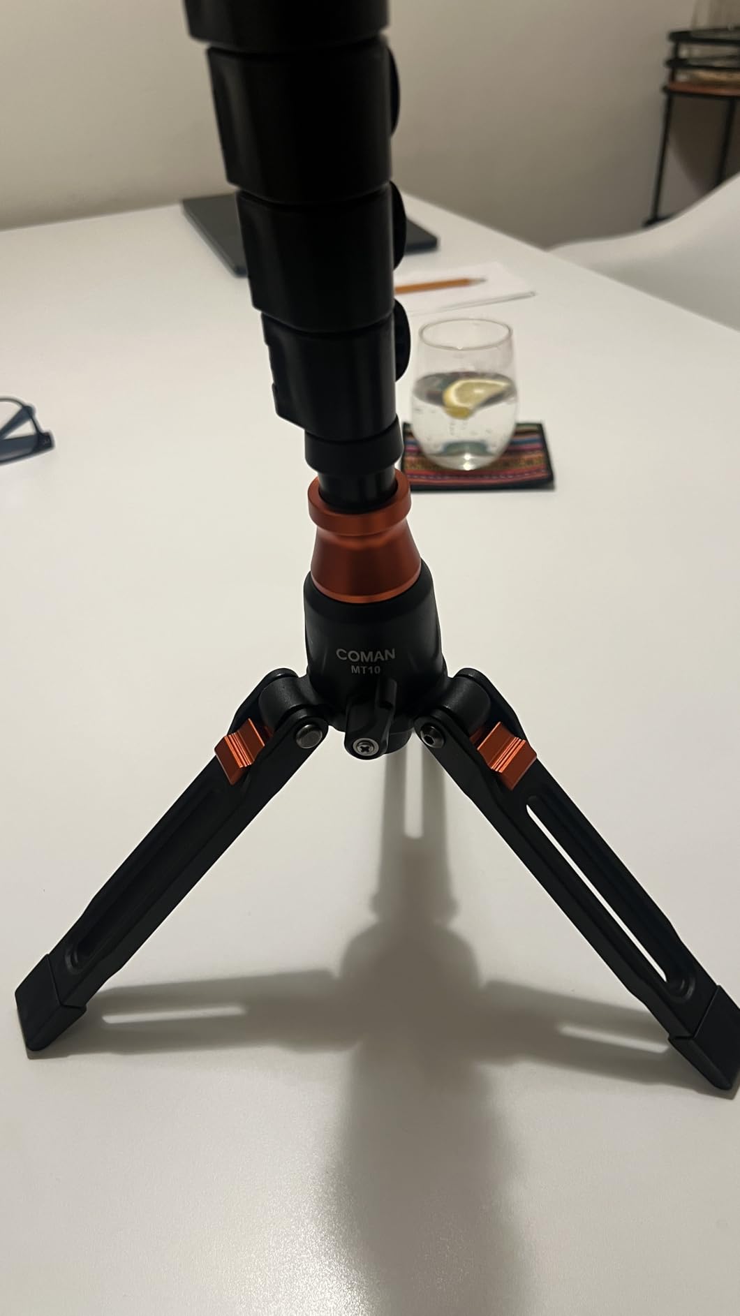 Professional Camera Monopod with Feet, 73.2 inch Aluminum Portable Travel Video Monopod with Removable Tripod Stand Base, Max Load 22 Lbs, New Q6 Fluid Head for DJI RS4 Manfrotto, KX3232Q6 customer photo 2