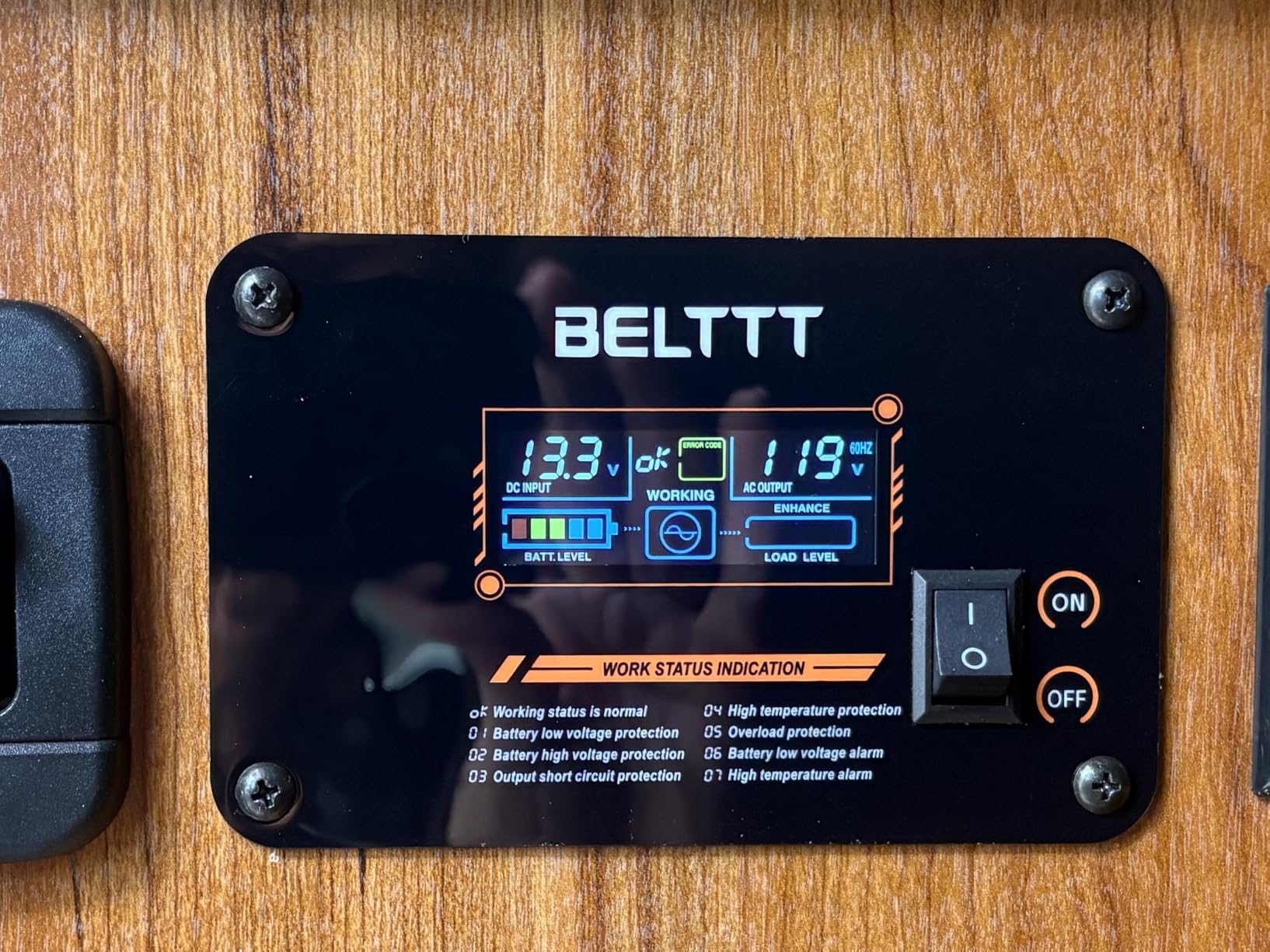 BELTTT 3000W Pure Sine Wave Inverter 12V DC to 120V AC, 6000W Peak customer photo 2