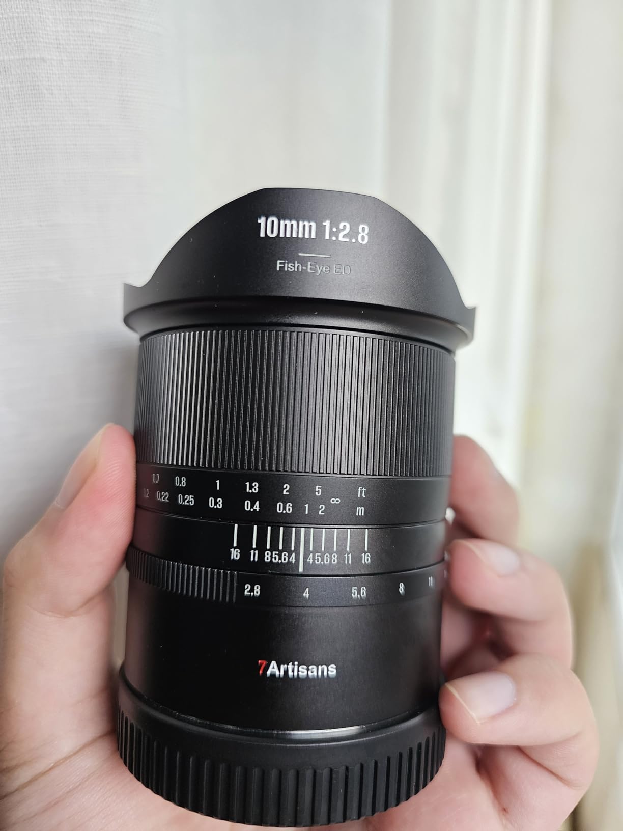 7artisans 10mm F2.8 II Full Frame Ultra Wide Angle Fisheye Lens 185°, Manual Focus for Canon RF Mount Mirrorless Cameras, EOS R, R3, RP, R5, R6 customer photo 1