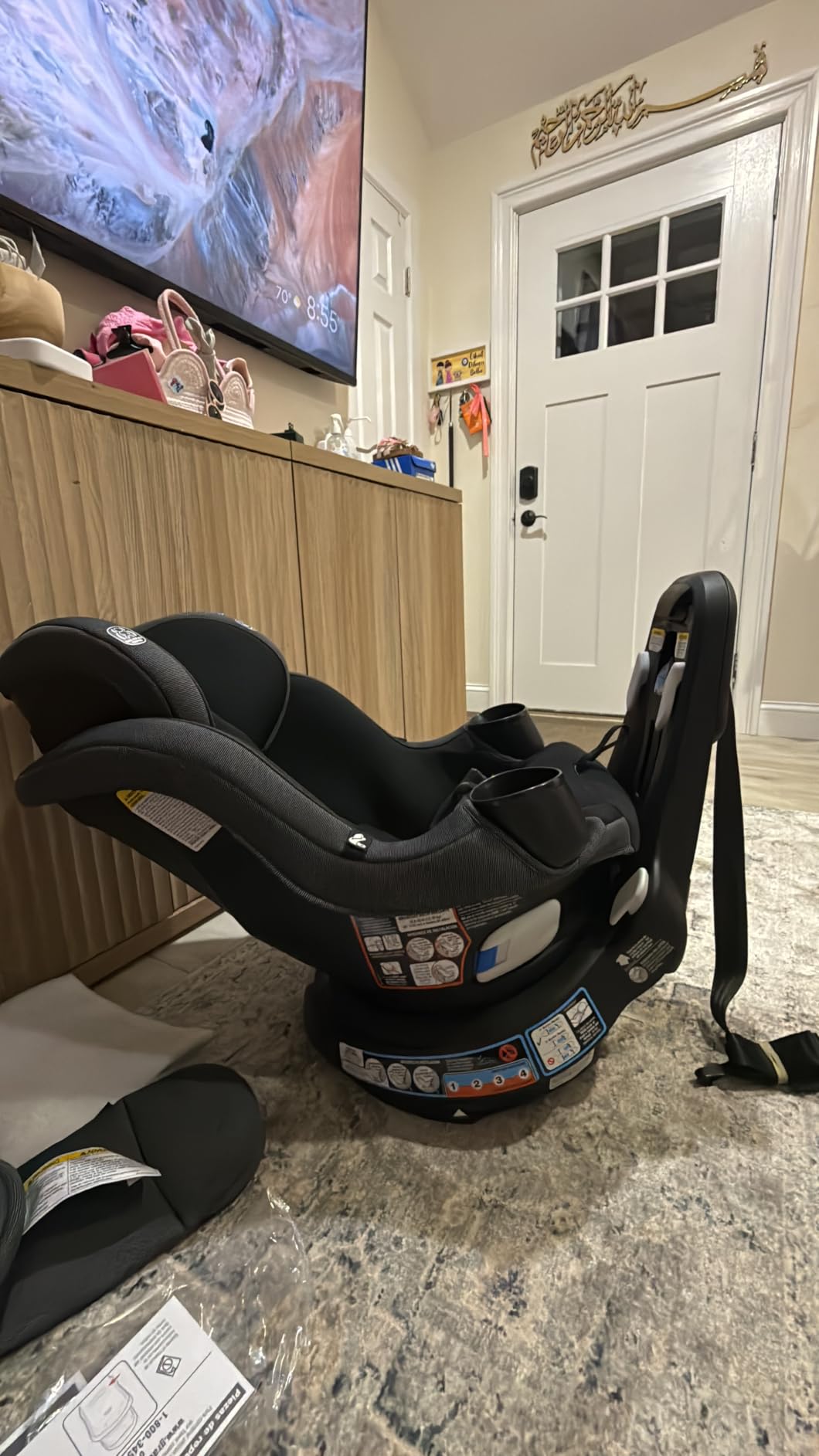 Graco EasyTurn 360 2-in-1 Rotating Convertible Car Seat, Cyran customer photo 2