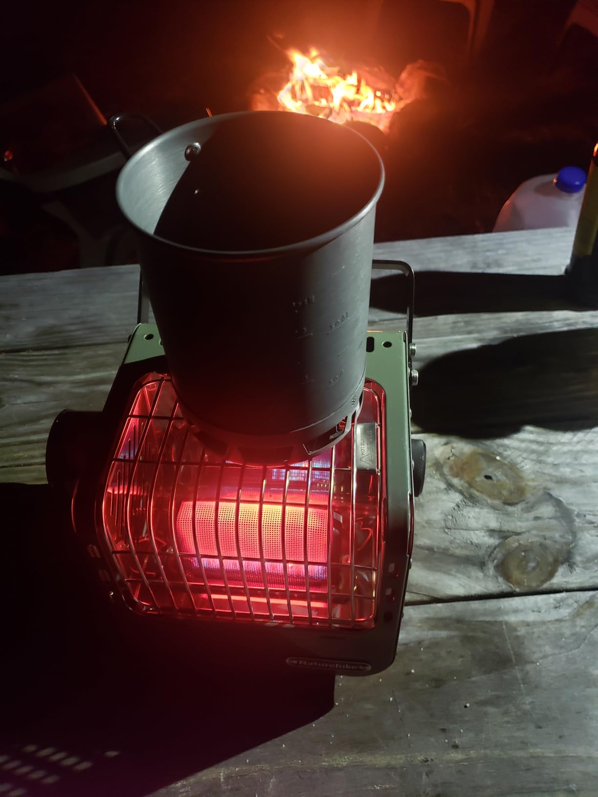 Naturehike Portable 3-in-1 Camping Heater for Outdoor 3750 BTU Butane Tent Heater with Insulated Shelf & Handle Patio Heater for Home customer photo 1
