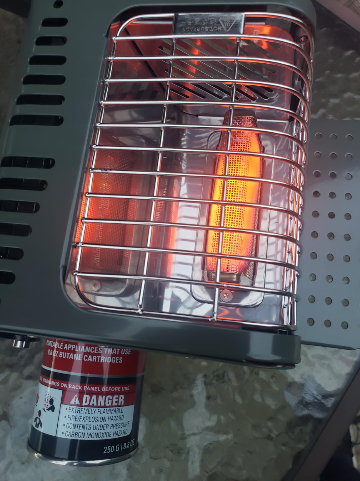 Naturehike Portable 3-in-1 Camping Heater for Outdoor 3750 BTU Butane Tent Heater with Insulated Shelf & Handle Patio Heater for Home customer photo 2