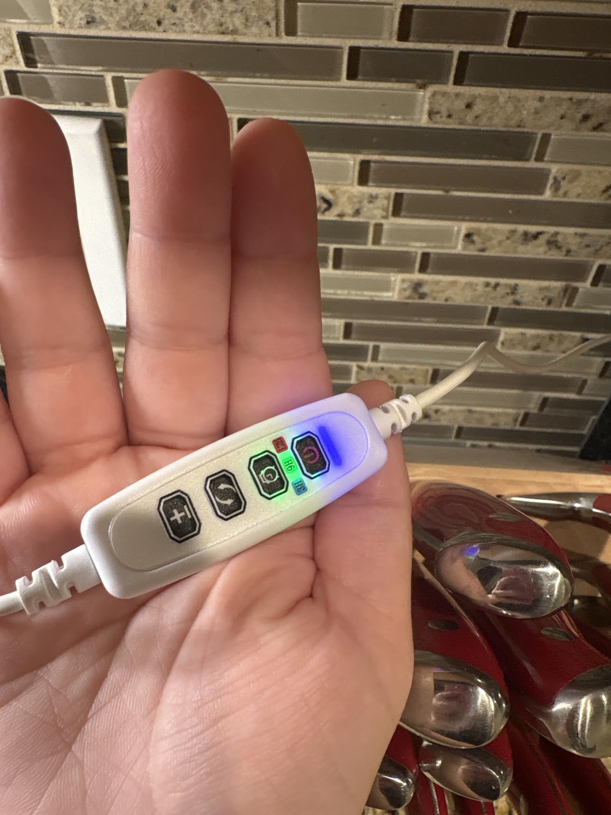 Grow Lights for Indoor Plants Small Potted - Full Spectrum, Auto 3/9/12H Timer, 10-Level Dimming & Adjustable Height - Compact Grow Light for Succulents, Herbs, Foliage in Home/Office (White,1PACK) customer photo 2