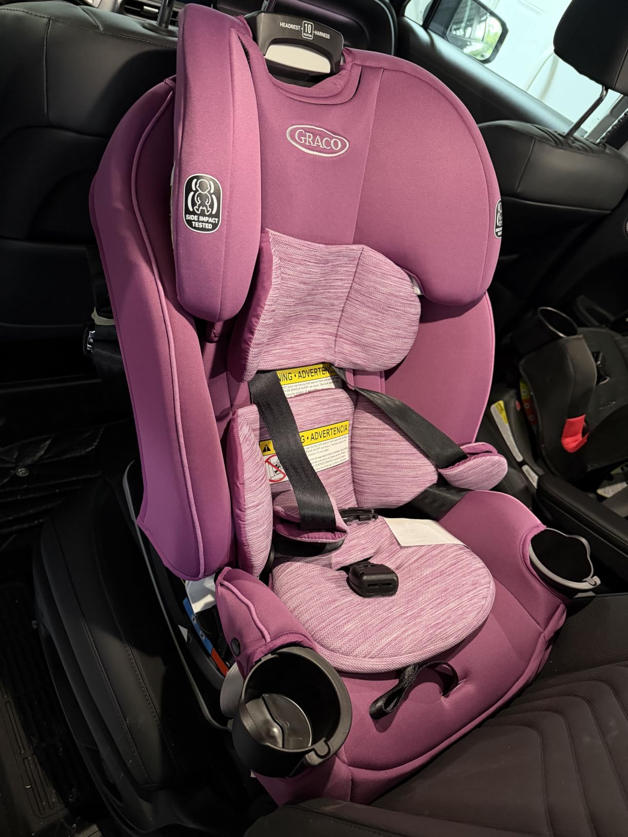 Graco SlimFit3 LX 3-in-1 Convertible Car Seat, Kunningham customer photo 1