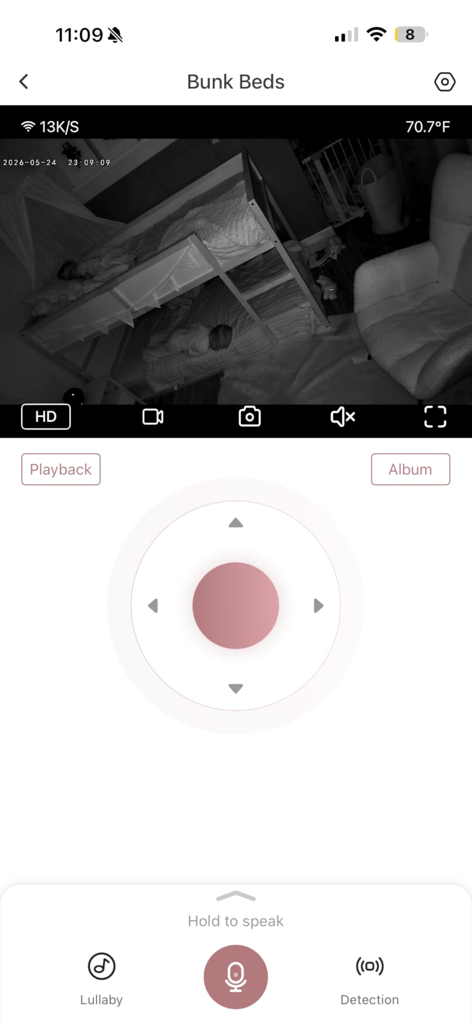 Momcozy Smart WiFi Baby Monitor with Camera and Audio,5
