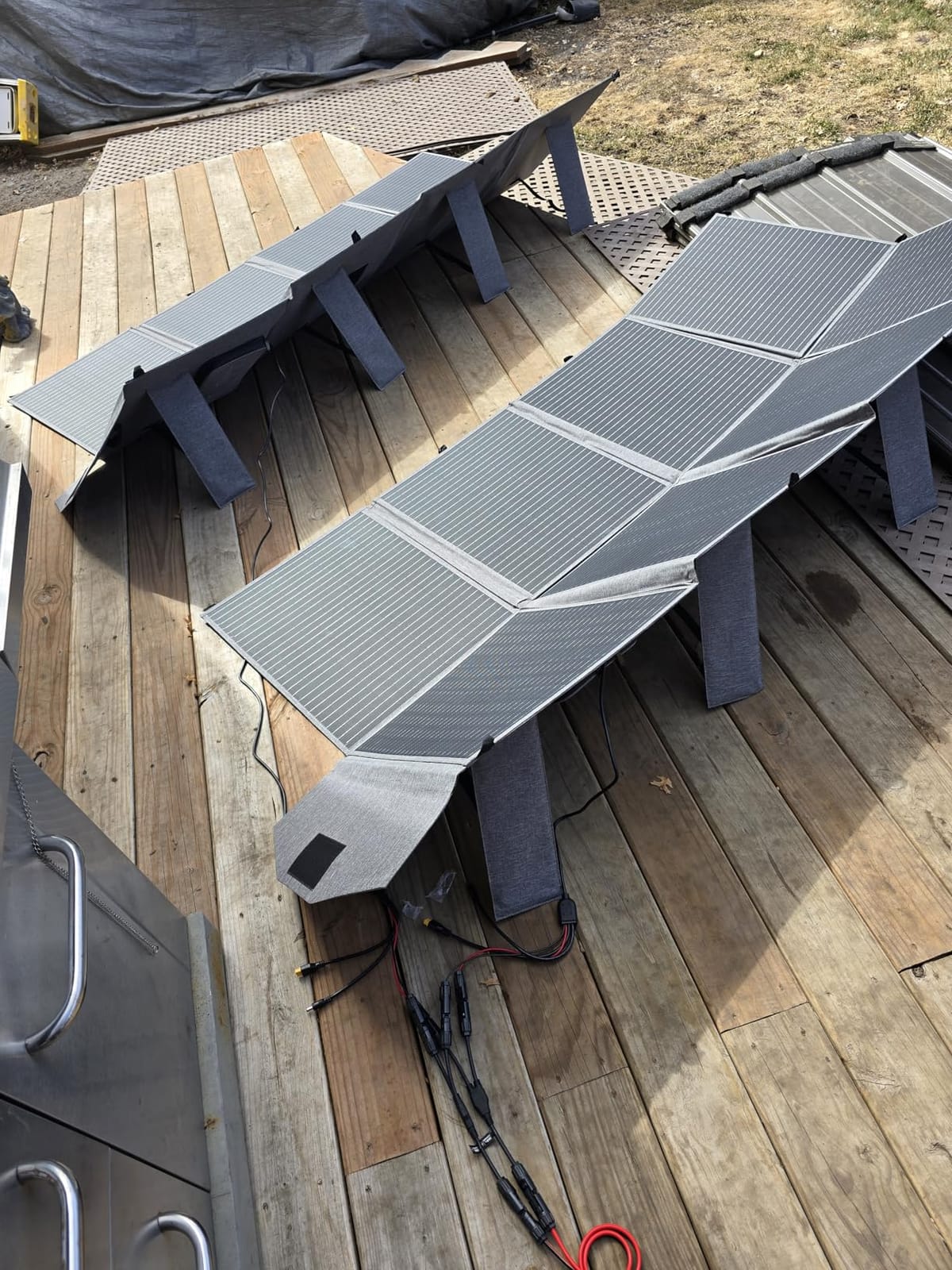400W Portable Solar Panel for Power Station, Foldable Solar Panels customer photo 1