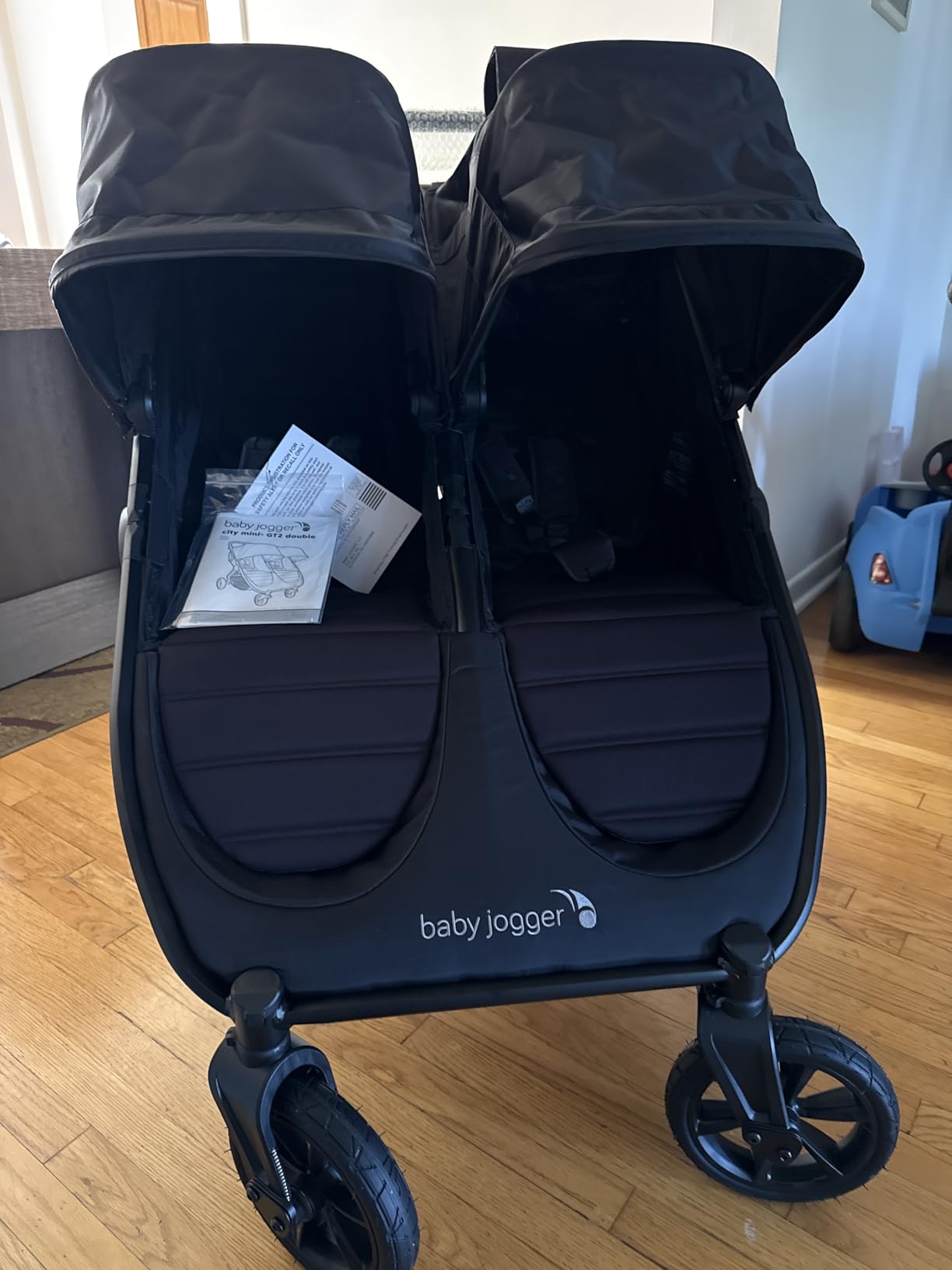 Baby Jogger® City Mini GT3 All Terrain Baby Stroller with Forever Air Rubber Tires, All Wheel Suspension, Lightweight Stroller with Magnetic Buckle, No-Rethread Harness, and Foot Brake, Rich Black customer photo 1