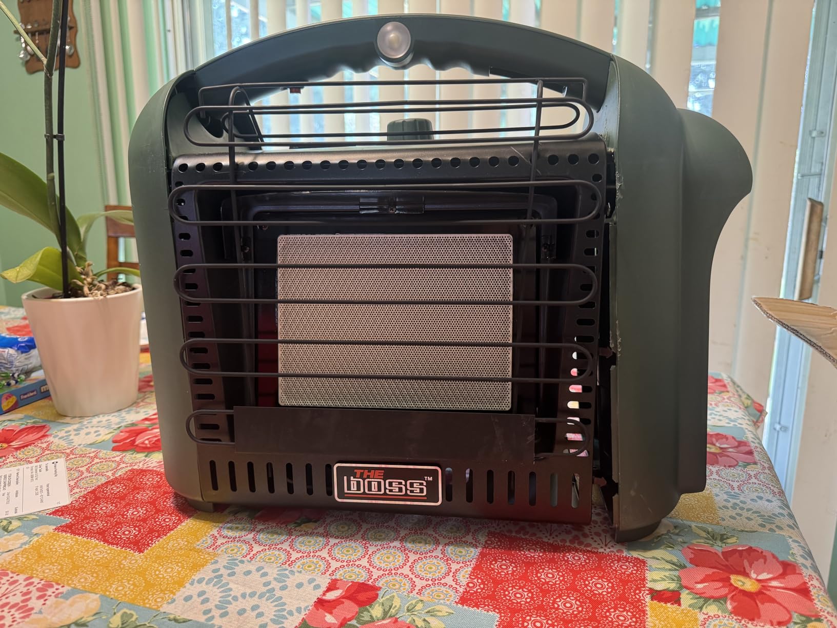THE BOSS Propane Heater for Patio, 6000 BTU Portable Heater Outdoor Use Propane, Outdoor Space Heater for Camping customer photo 2