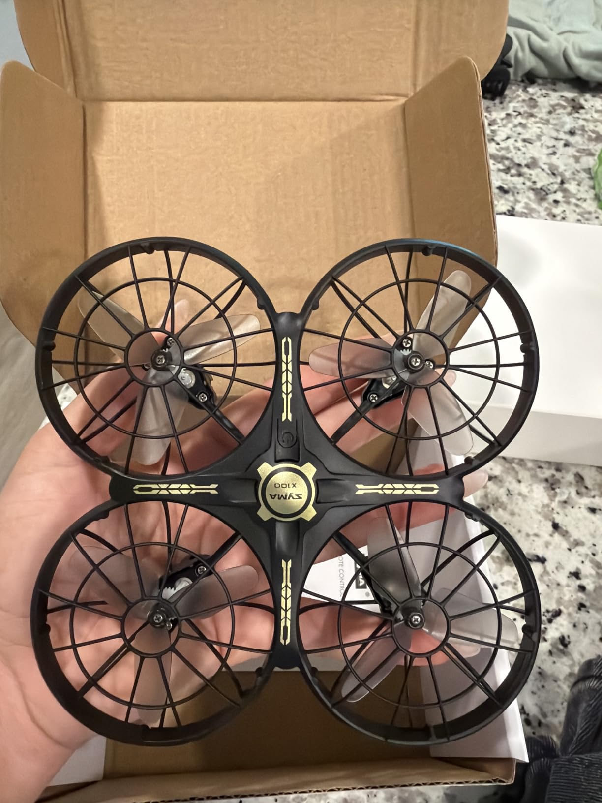SYMA X100 Indoor Drone for Kids 8-12, Obstacle Avoidance, Full Guard customer photo 2