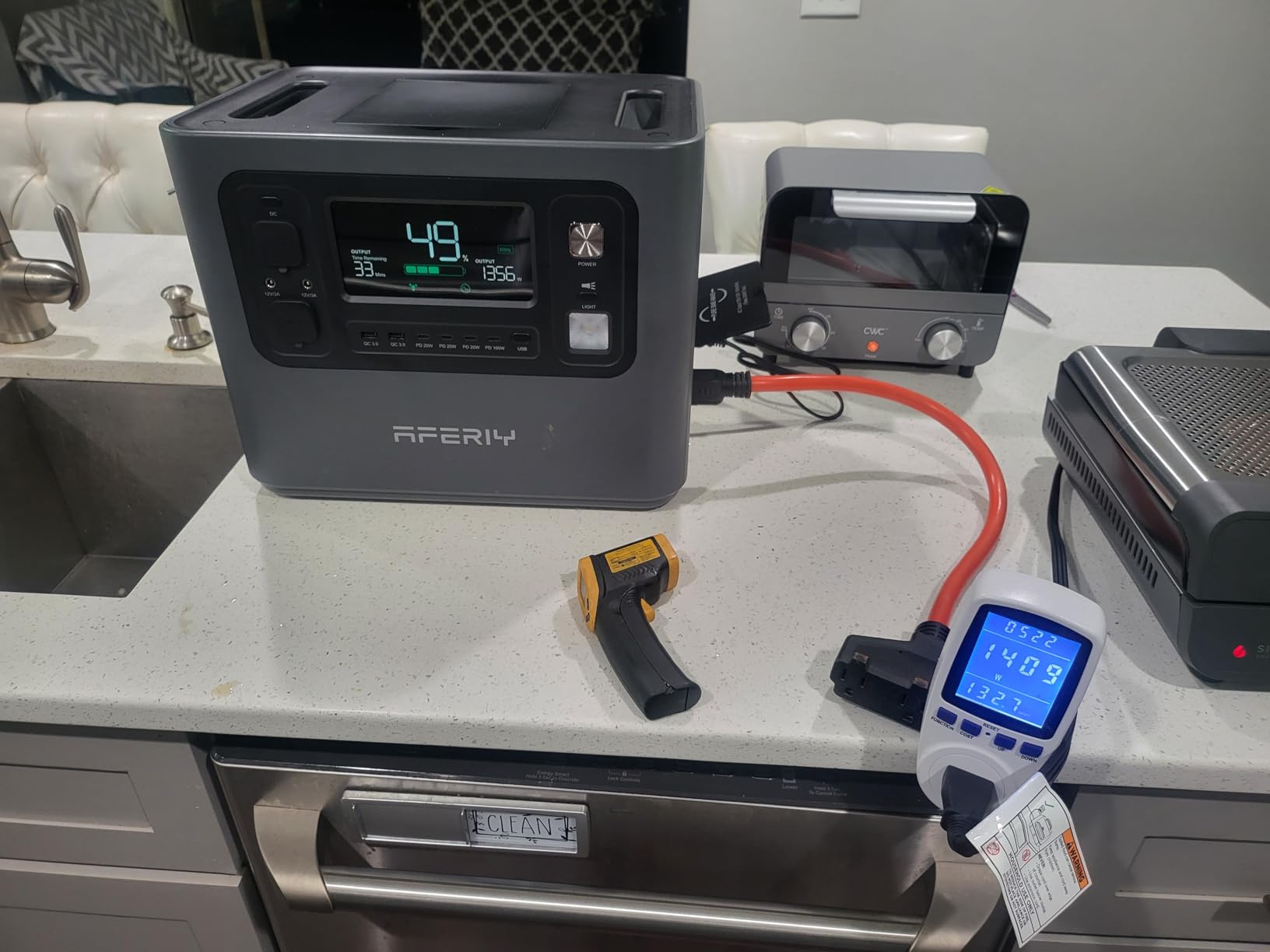 AFERIY P210S 2048Wh Portable Power Station 2400W(4800W Peak)Solar Generator customer photo 1