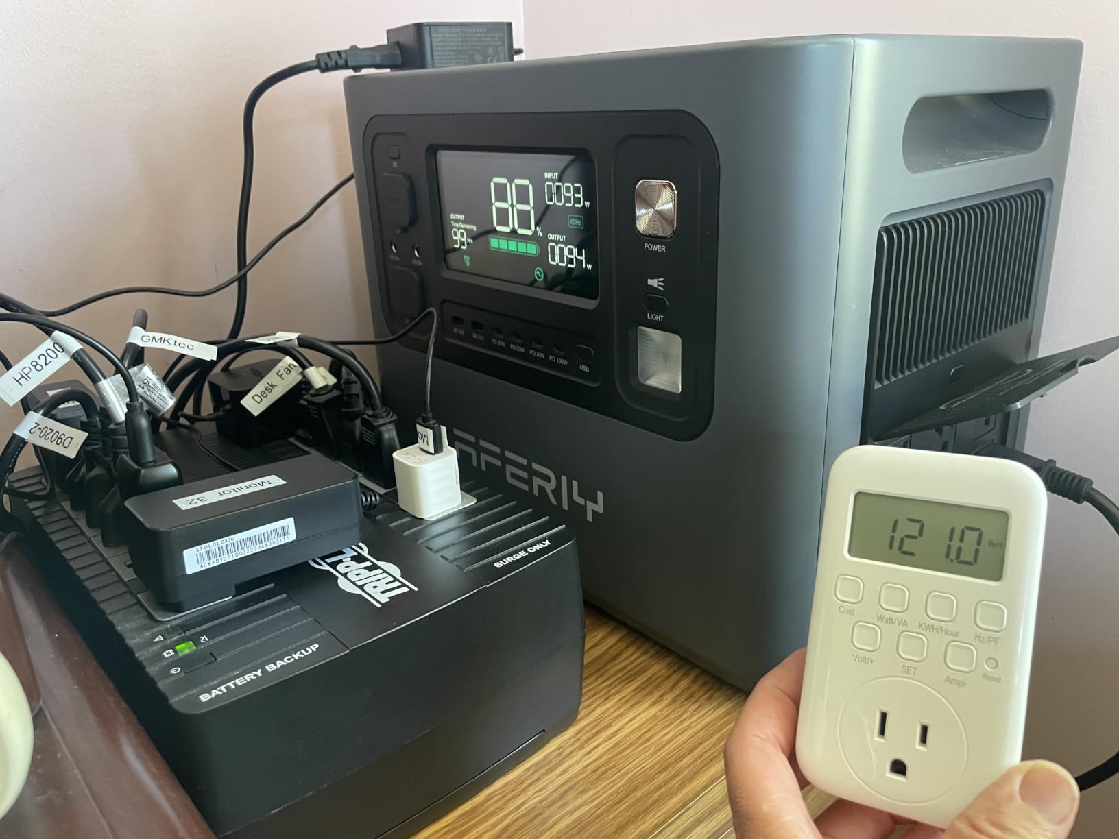 AFERIY P210S 2048Wh Portable Power Station 2400W(4800W Peak)Solar Generator customer photo 2
