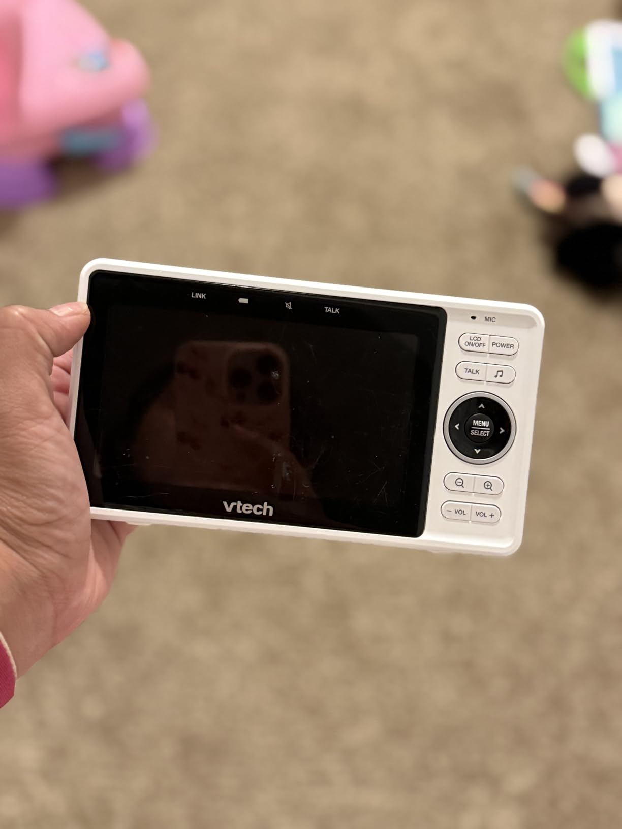 VTech Smart WiFi Baby Monitor, 2 Cameras – See Both Rooms at Home or from Anywhere, Free App, 1080p Split Screen, 5