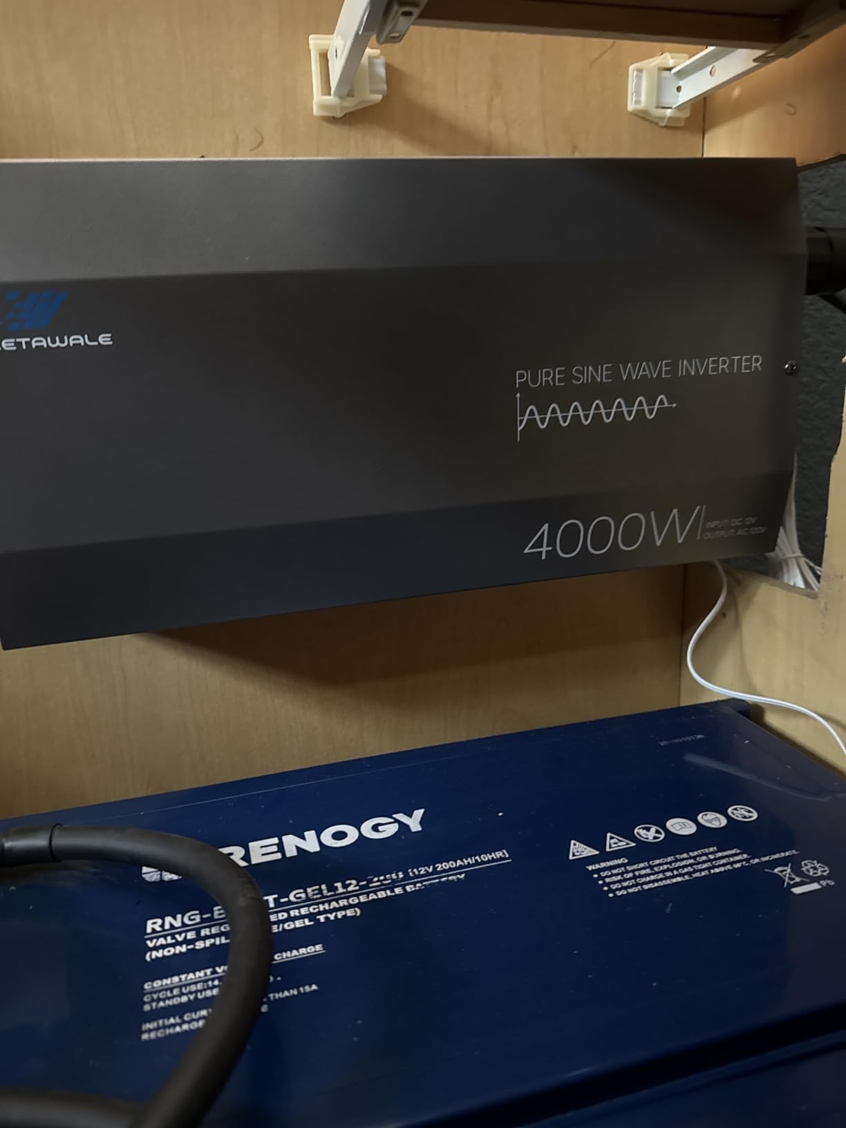 48V 4000W Pure Sine Wave Inverter 48V DC to 120V AC Converter, 8000W Peak customer photo 1