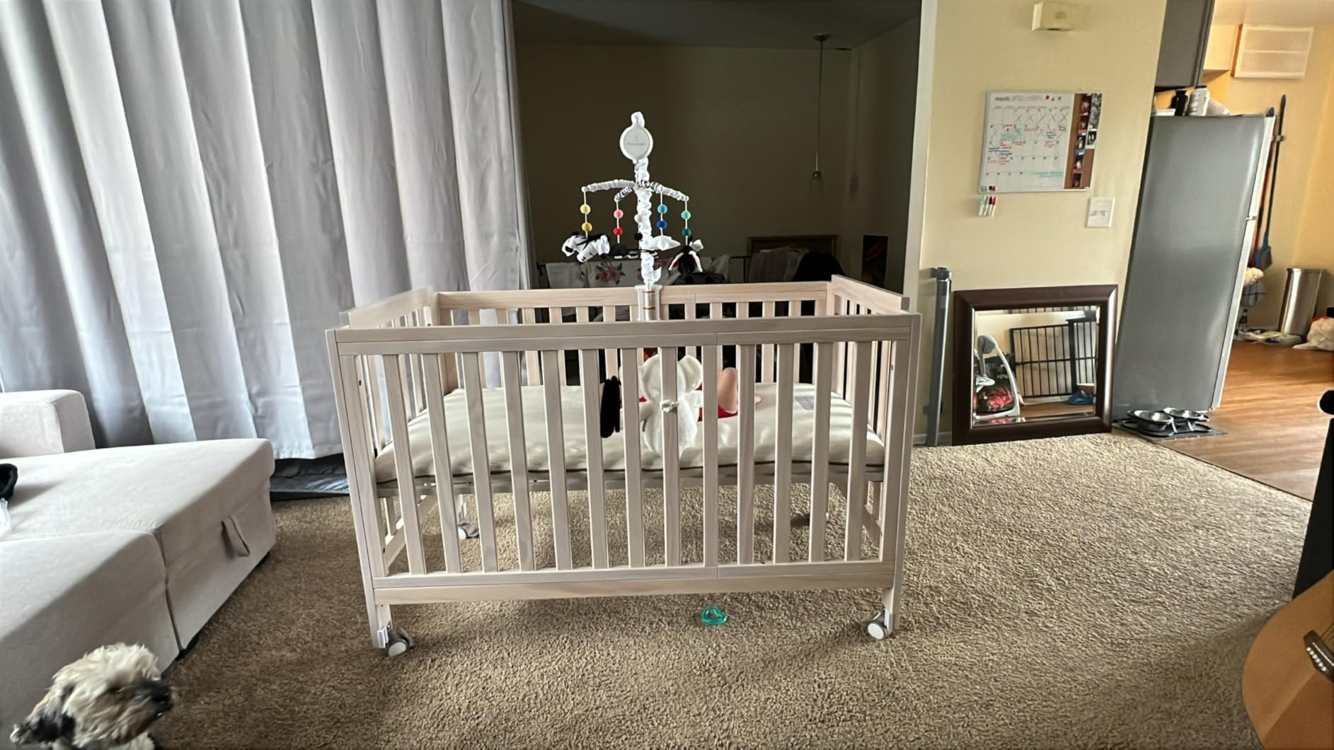 MAMAZING EvoNest 6-in-1 Convertible Baby Mini Crib with Wheels customer photo 1