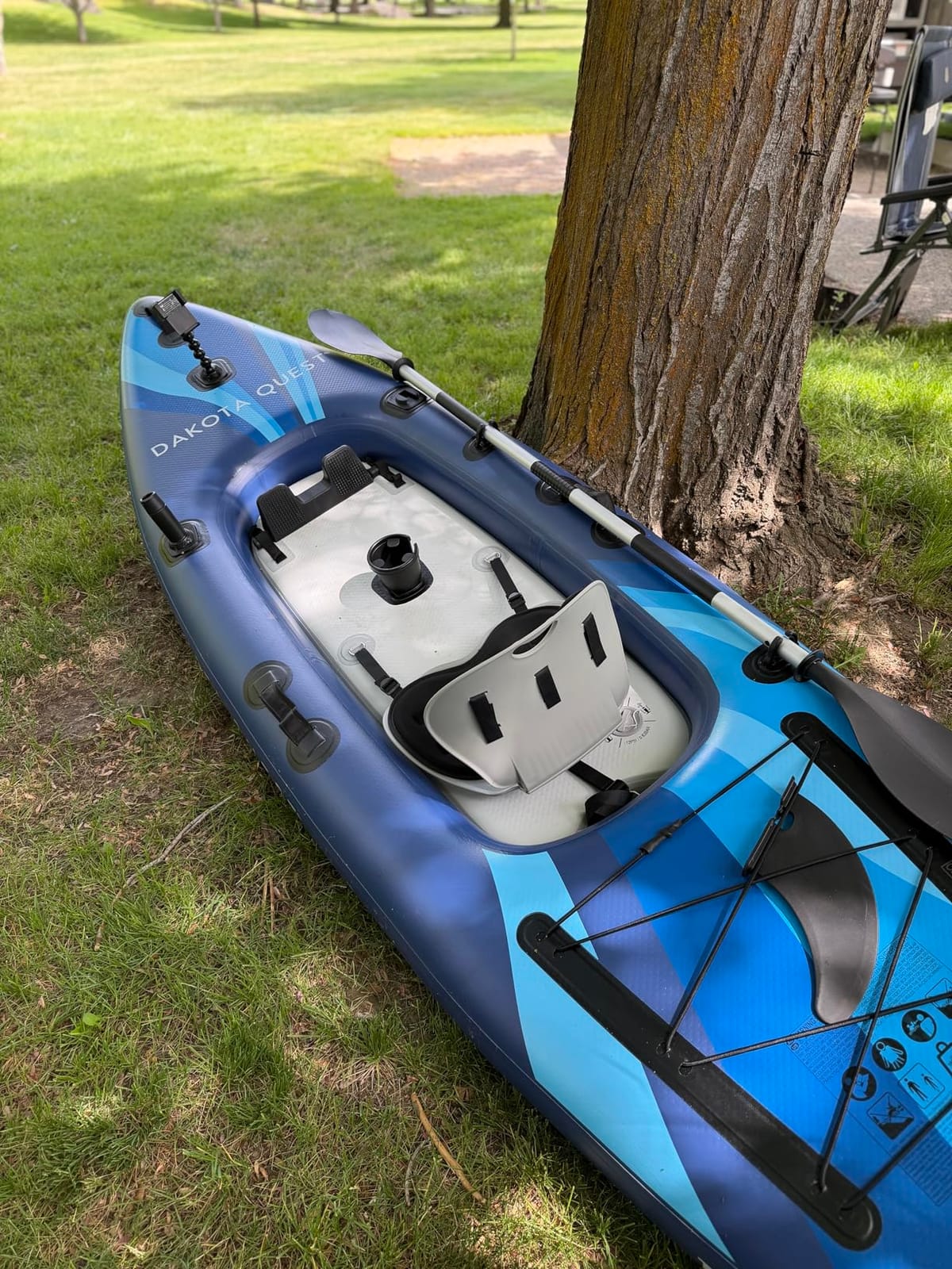 INTEX Dakota Quest Sit-On-Top Inflatable Kayak Set with Paddle & Pump customer photo 1