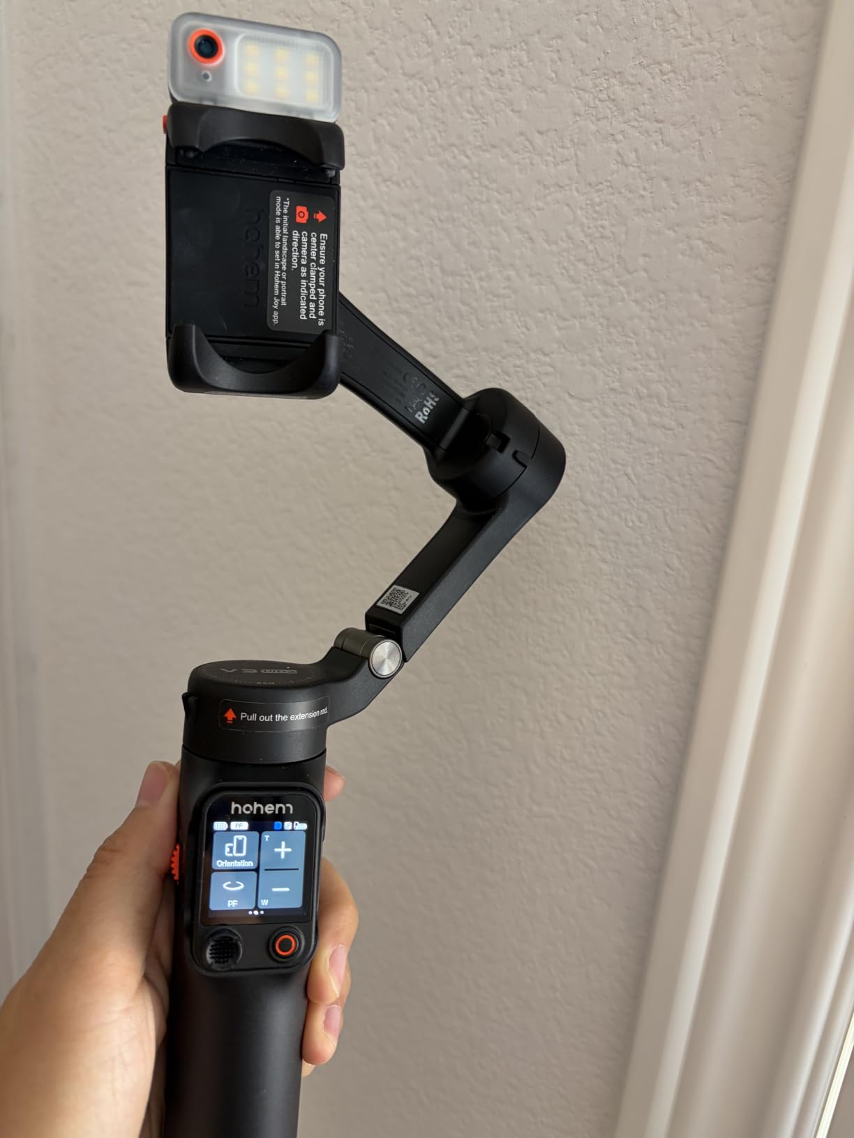 hohem iSteady V3 Ultra 3-Axis Gimbal Stabilizer for iPhone & Android customer photo 1