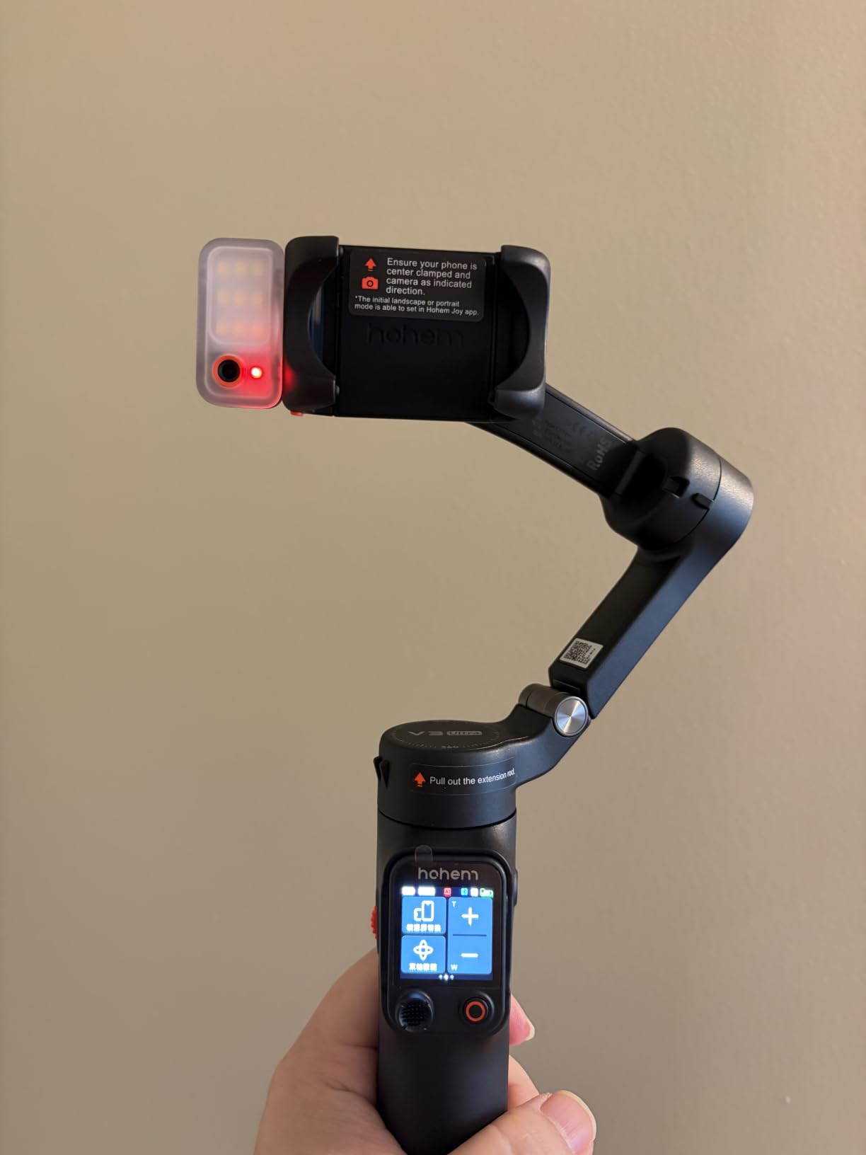 hohem iSteady V3 Ultra 3-Axis Gimbal Stabilizer for iPhone & Android customer photo 2