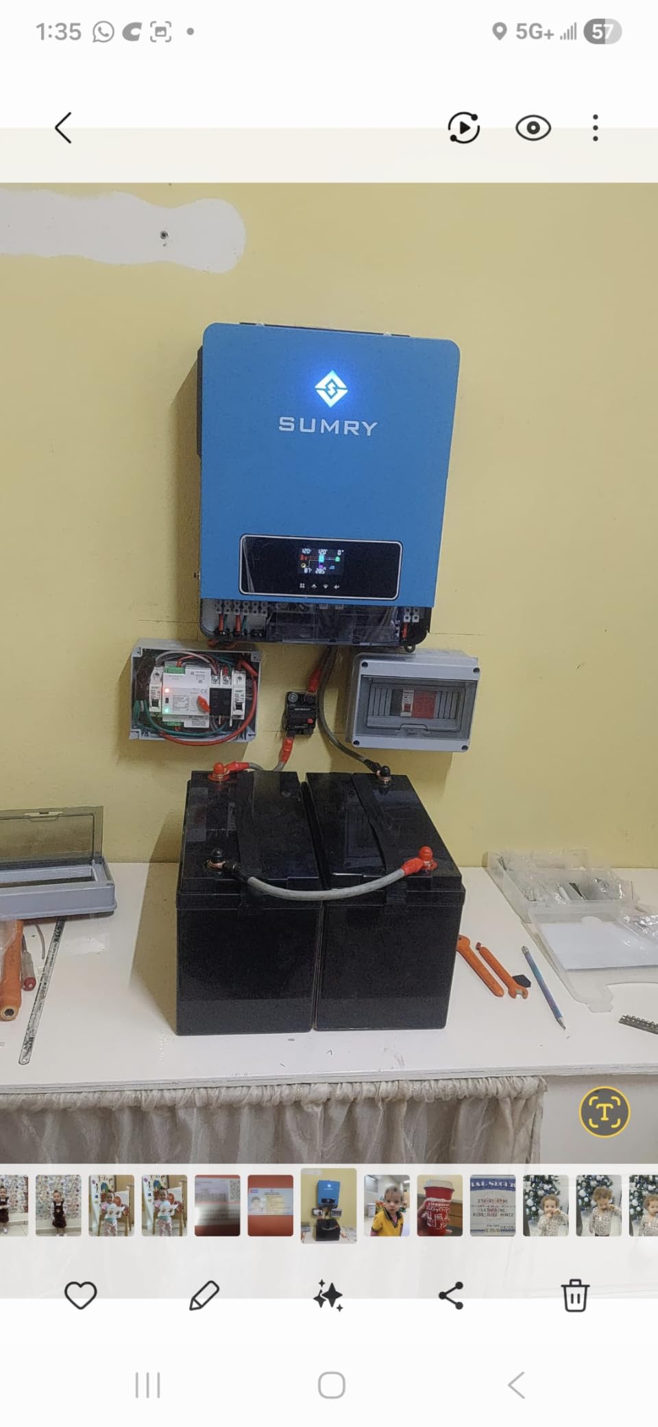 SUMRY Hybrid Solar Inverter Charger 3600W DC24V to AC110V Voltage Converter customer photo 2