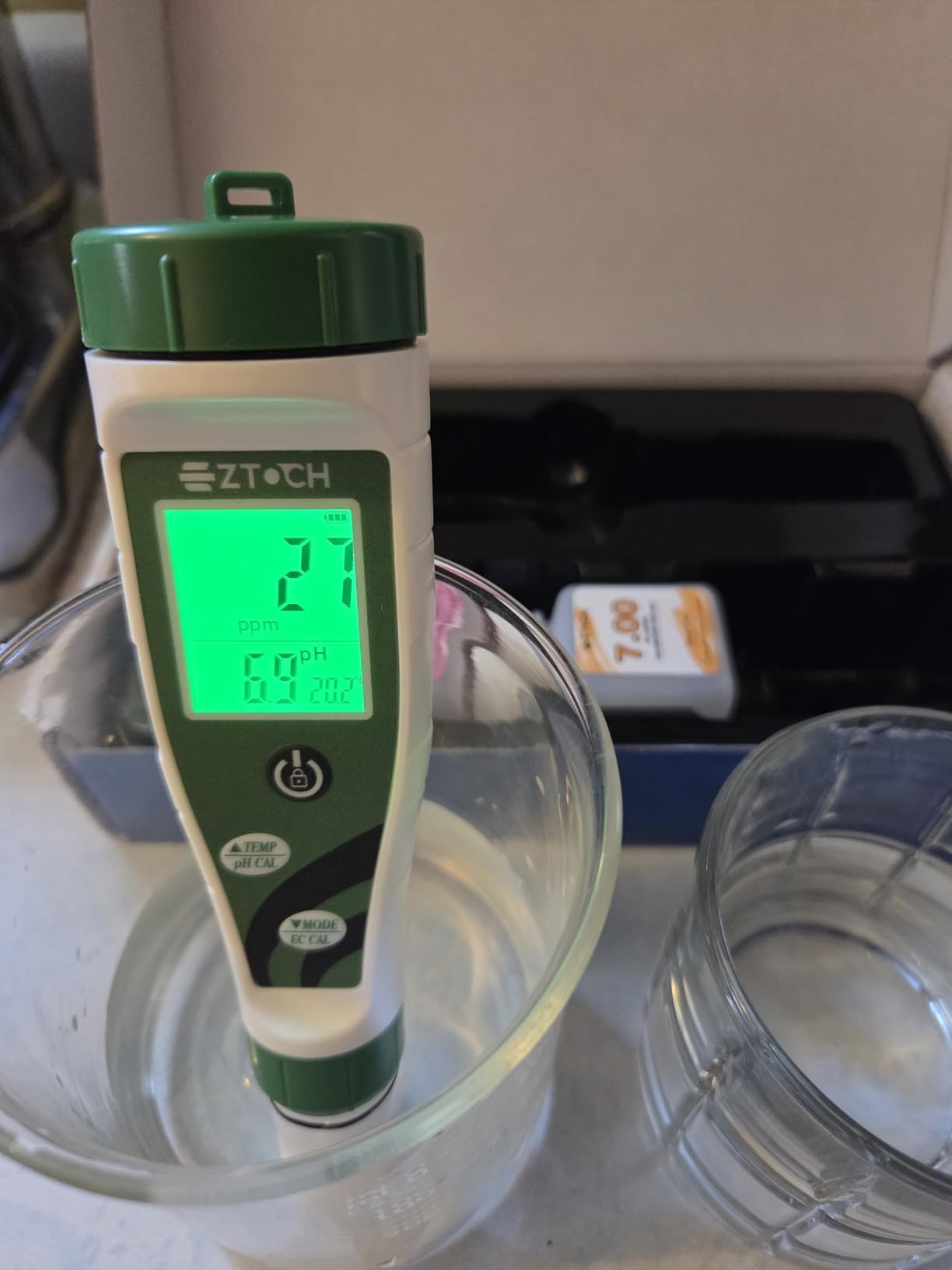 Hydroponic pH EC Meter, Water pH TDS PPM Meter customer photo 1