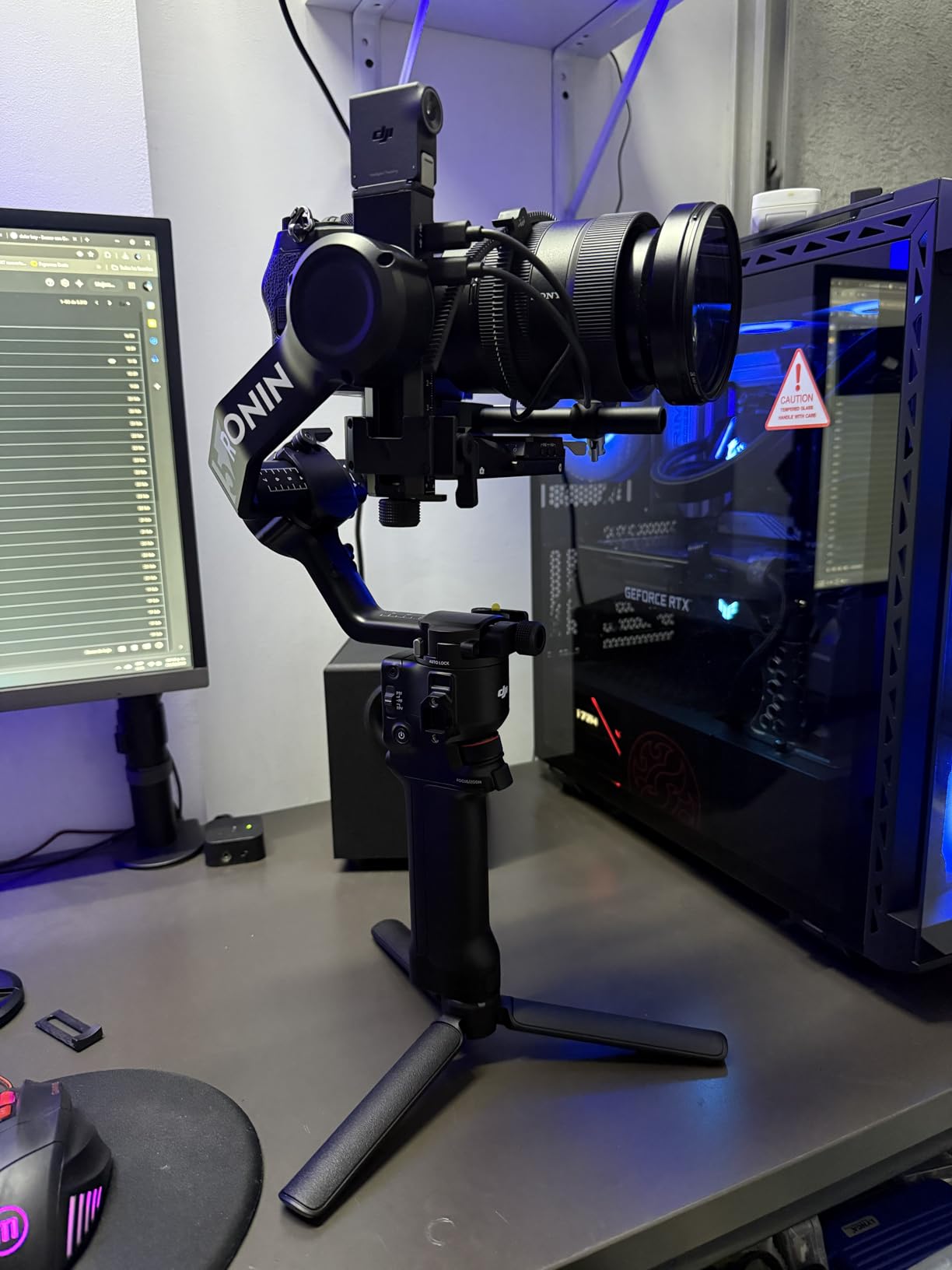 DJI RS 5 Combo, Gimbal Stabilizer for Camera, Canon/Sony/Nikon/Fujifilm customer photo 2