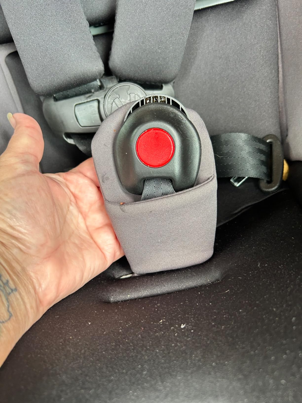 Safety 1st Turn and Go 360 ST 360 Rotating Car Seat, SafetySwivel, SecureTech Installation, All-in-One Convertible Car Seat, 3-in-1 Rear-Facing, Forward-Facing, Booster, 5-100 lbs, Seafoam Mist customer photo 2