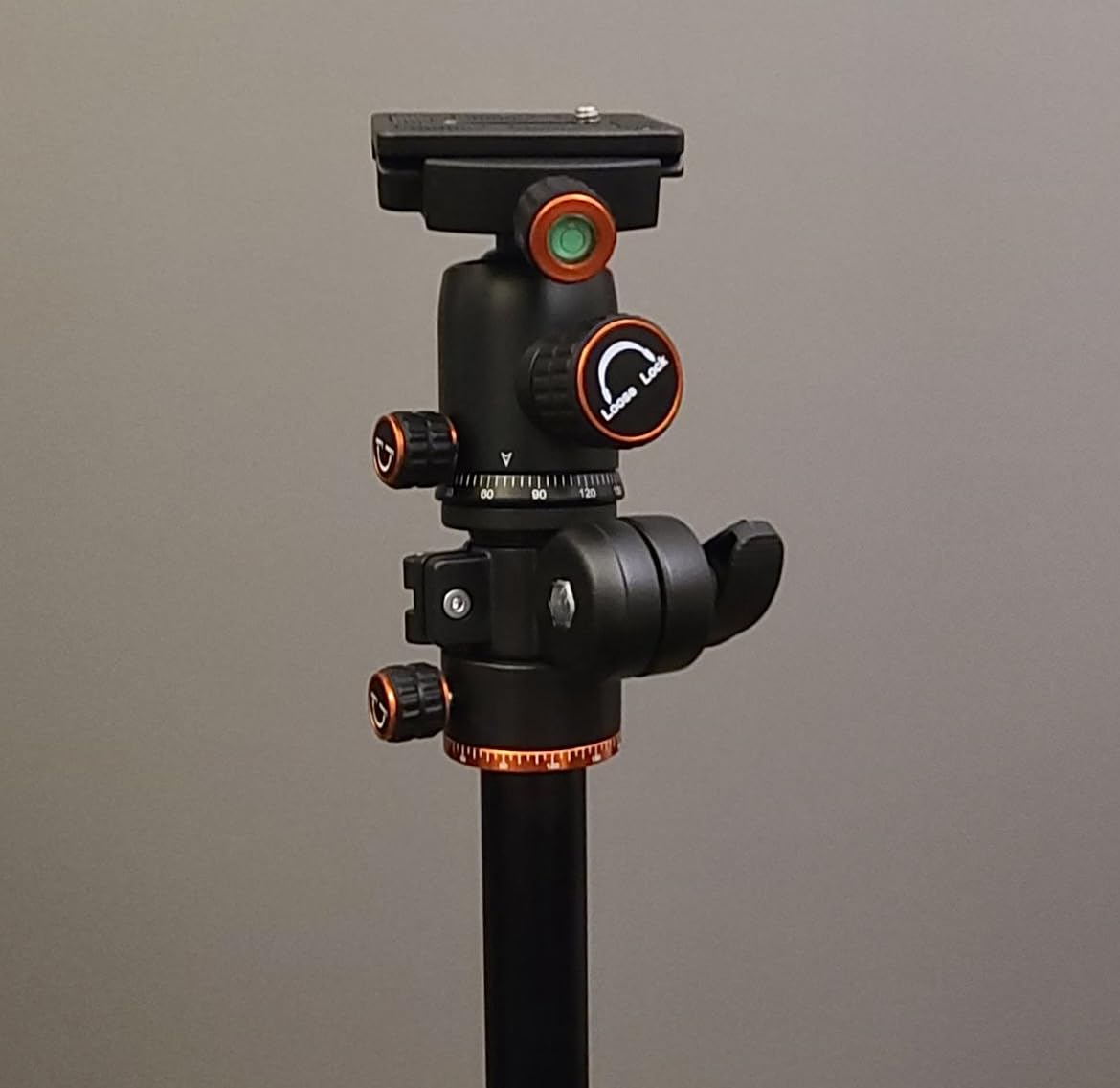 NEEWER 90 Inch Tall Overhead Horizontal Camera Tripod Monopod with Ball Head & Flexible Center Column, Metal DSLR Video Travel Stand, Arca Type QR Plate & Inverted Legs, Max Load 10 kg / 22 lbs, TP63 customer photo 2