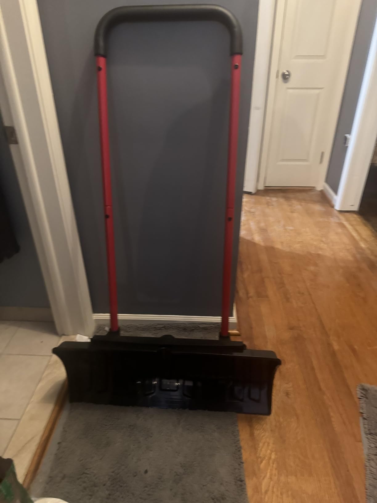 30 Inch Snow Shovel for Driveway, Heavy-Duty Snow Pusher & Snow Plow, Lightweight Wide Blade for Fast Snow Removal, Back Saver Winter Tool for Driveway, Sidewalk, Patio, Deck customer photo 1