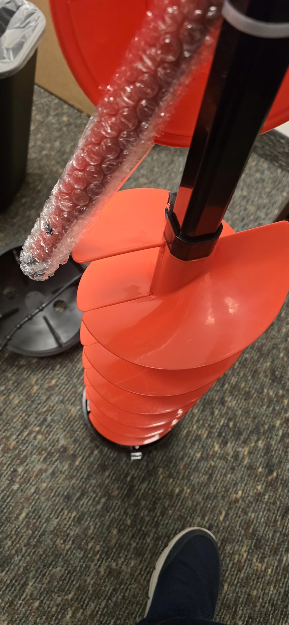 VEVOR Ice Auger Drill Bit, 8in Diameter 41in Length, Cordless Nylon Ice Fishing Augers with Extra 13.4in Extension Rod, Drill Adapter, Top Plate and Blade Guard customer photo 1