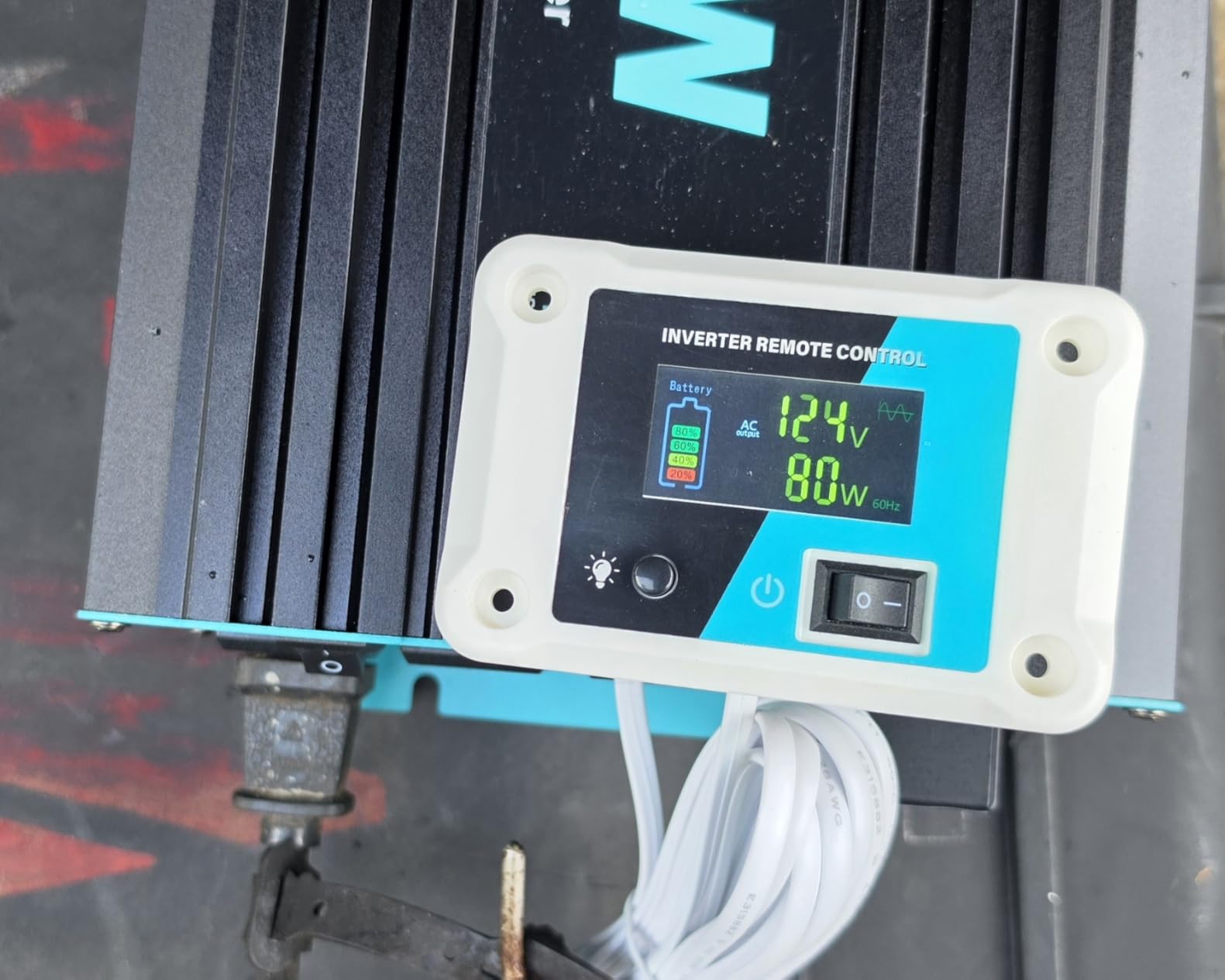 3000 Watt Pure Sine Wave Inverter 24V DC to 120V AC for RV, Truck, Solar, Home, Off-Grid, Power Inverter with 3 AC Outlet, 30W USB-C, 5V 3.1A USB, Hardwire Port, Remote Control, Surge 6000W customer photo 1