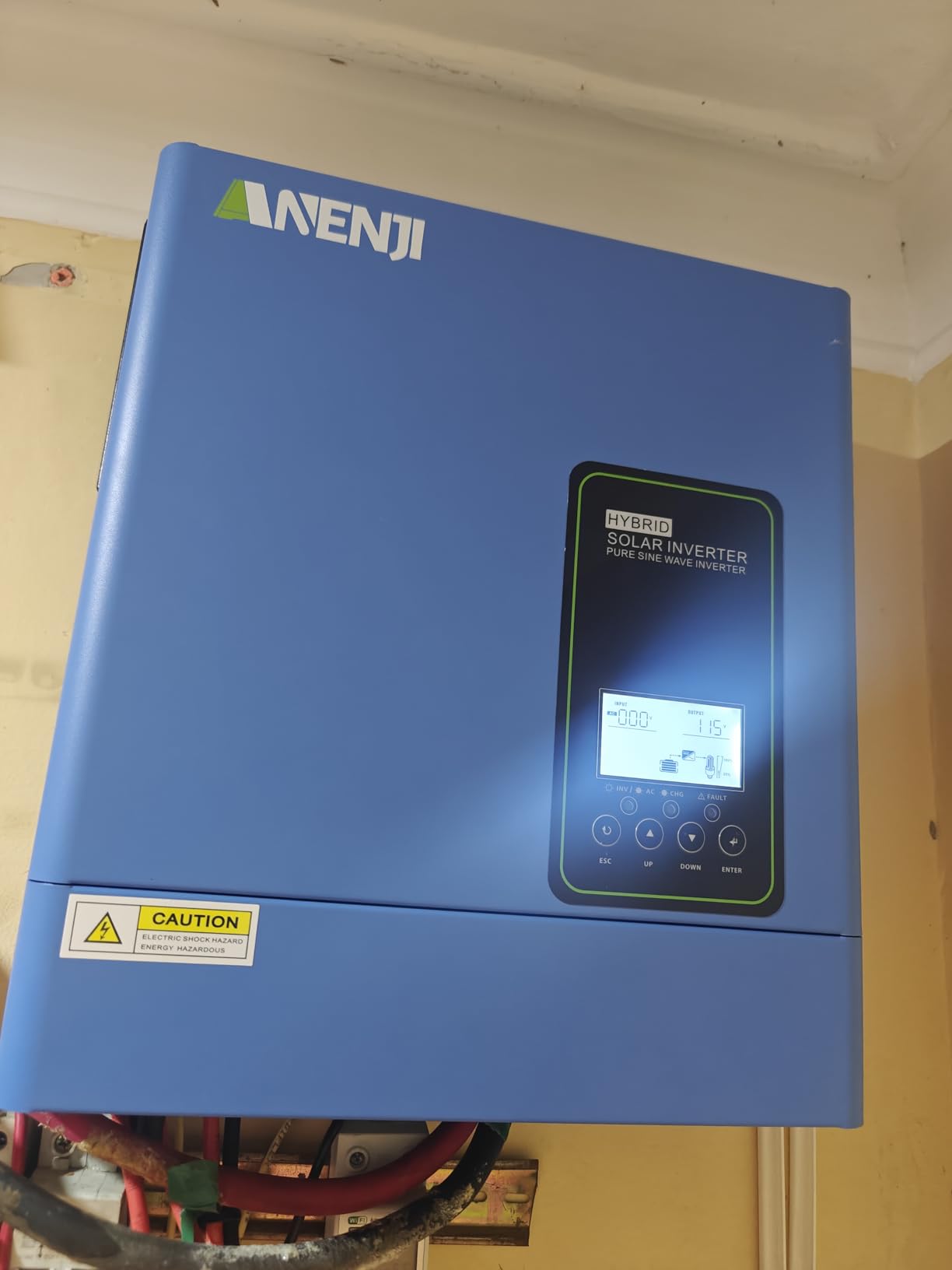 3000W Hybrid Inverter, 24Vdc to 110Vac Solar Inverter Charger Built-in 80A MPPT Controller, Pure Sine Wave PV Power Converter, Supports Battery-Less or AGM Lithium Battery customer photo 2