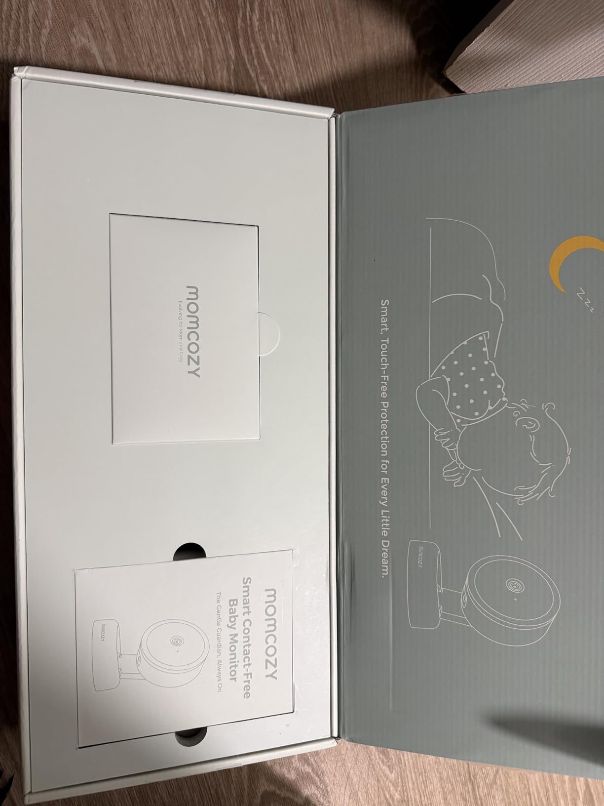 Momcozy Smart Baby Monitor, 2K HD & Night Vision Contact-Free Baby Monitor customer photo 1